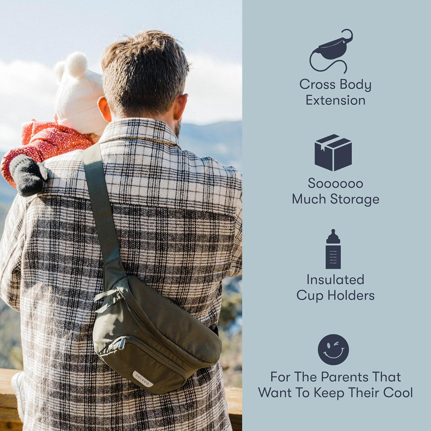 Organizador de Carrito Colugo On-The-Go con Cremallera Oliva