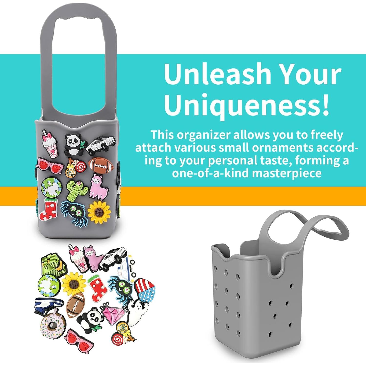 Soporte de Bebida de Silicona WinRese YSZ-Cup Holder Gris