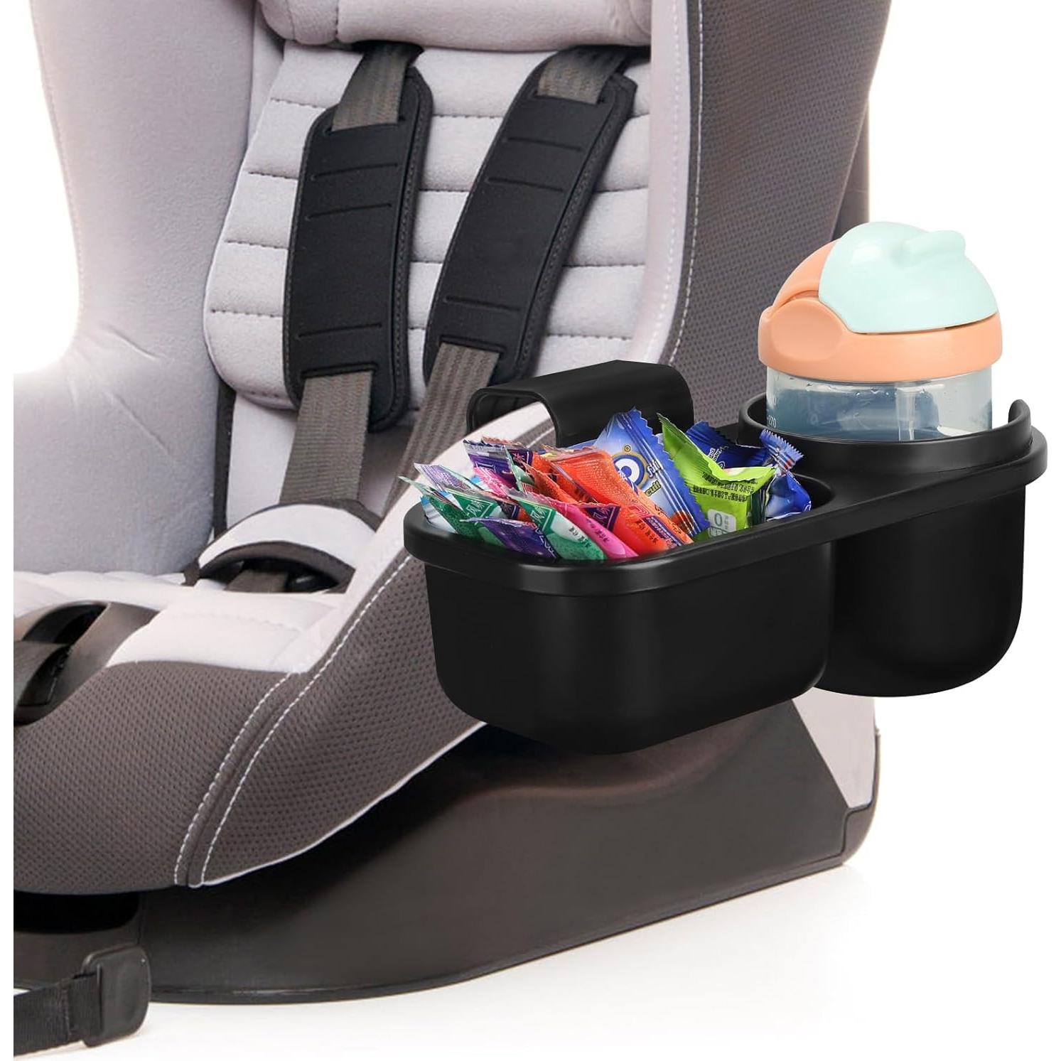 Soporte para Vaso y Bandeja de Snacks Accmor Negro 2 en 1