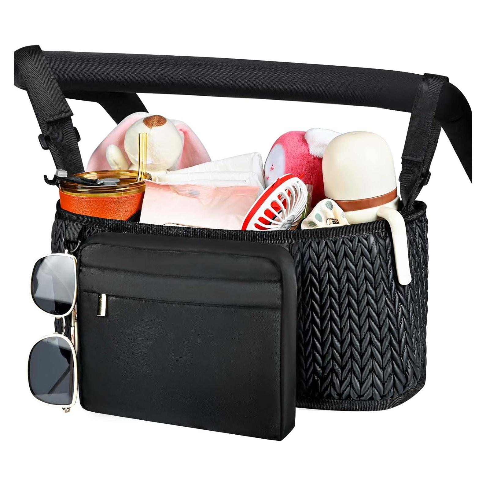 Organizador Universal para Carriola Telawsfun con Soporte para Taza