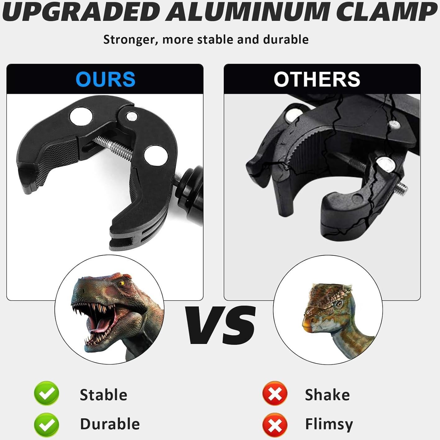 Soporte para Vaso de Motocicleta DEGUM 005 Ajustable Antirrobo