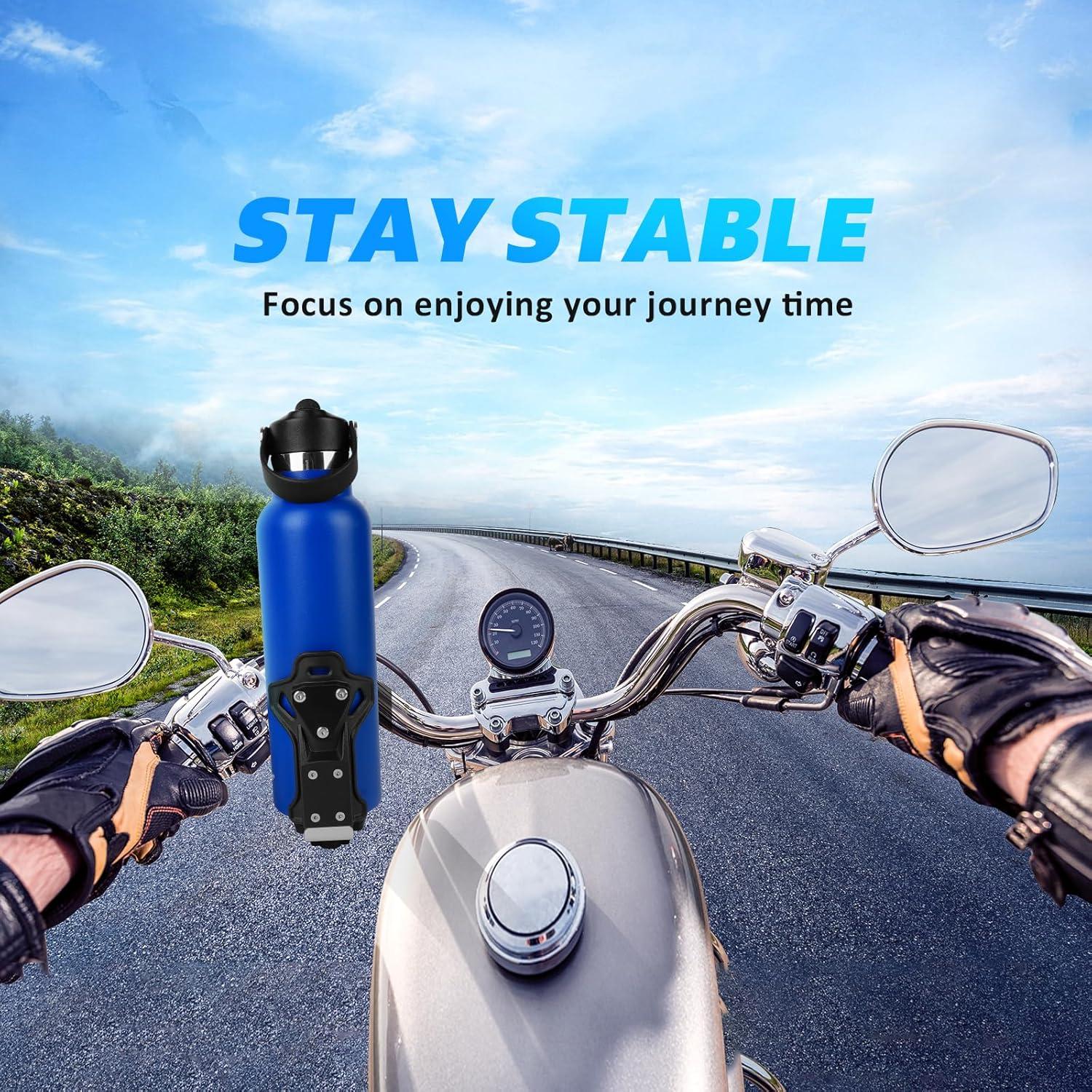 Soporte para Vaso de Motocicleta DEGUM 005 Ajustable Antirrobo