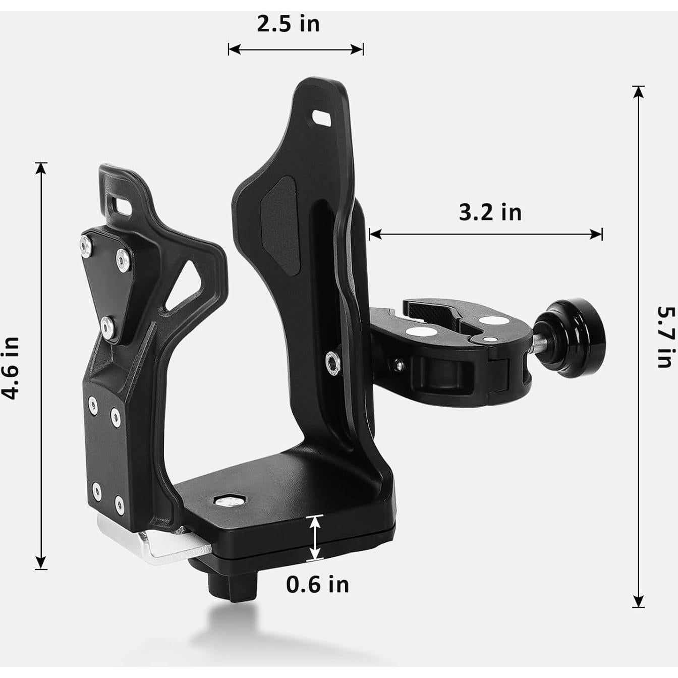 Soporte para Vaso de Motocicleta DEGUM 005 Ajustable Antirrobo