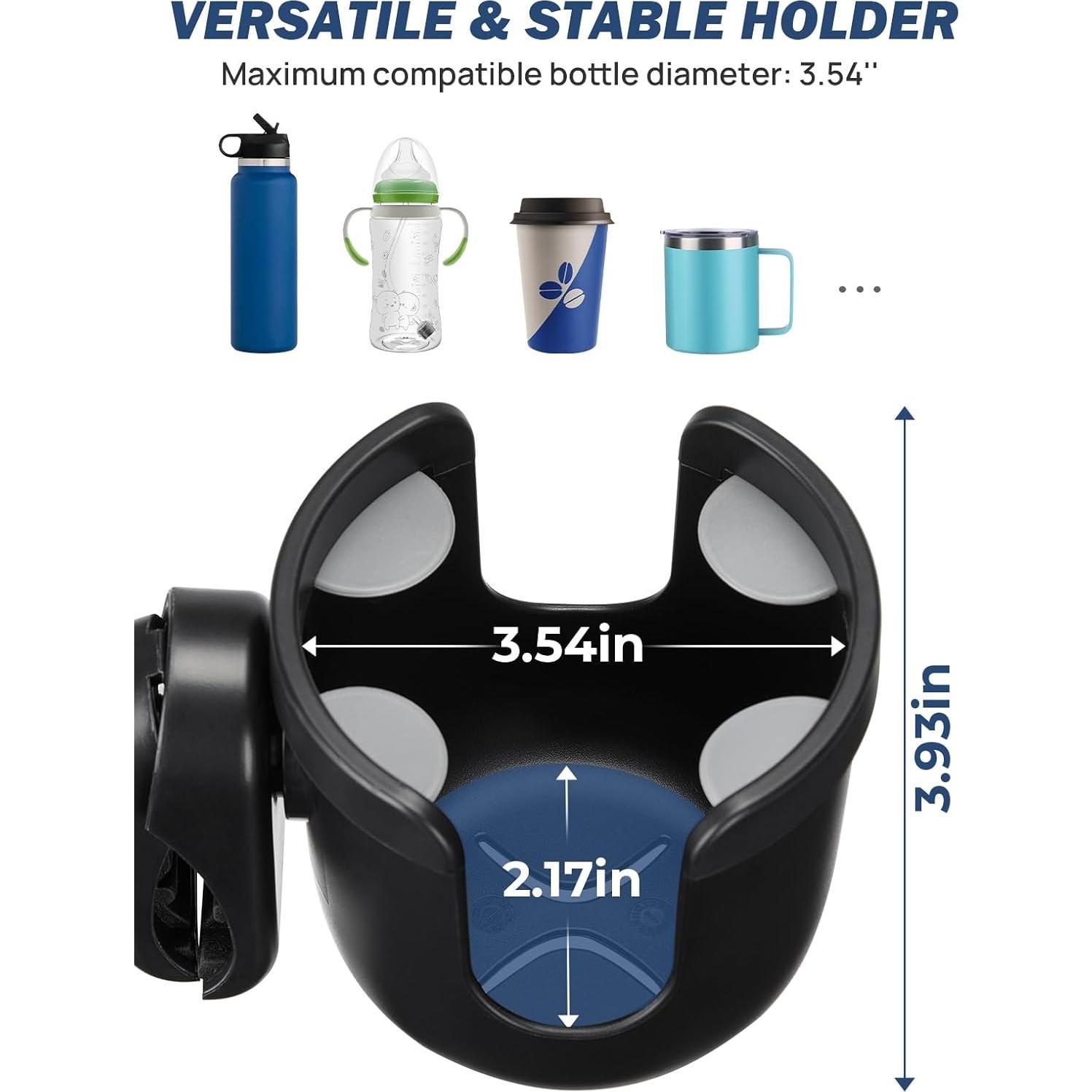 Soporte para Taza JOYTUTUS Universal para Silla de Ruedas