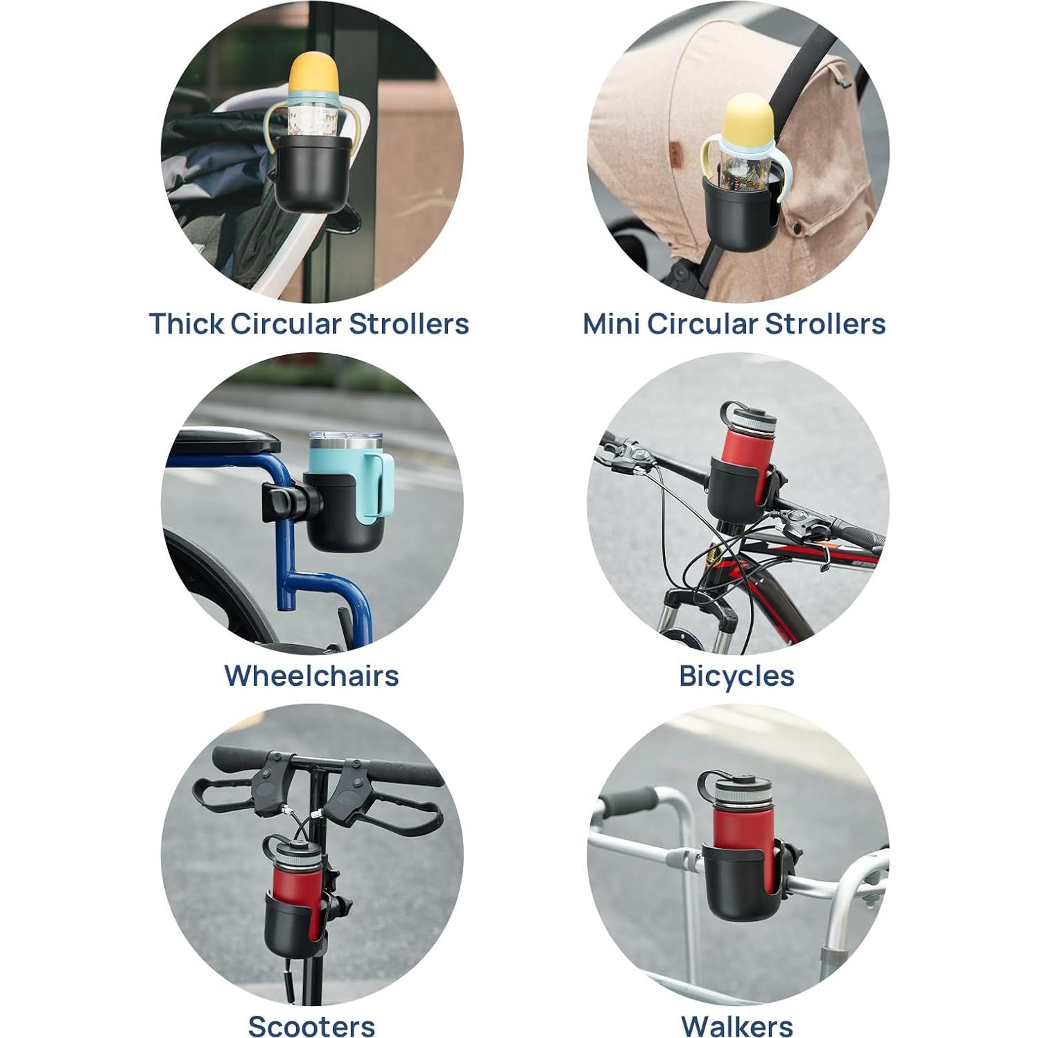 Soporte para Taza JOYTUTUS Universal para Silla de Ruedas