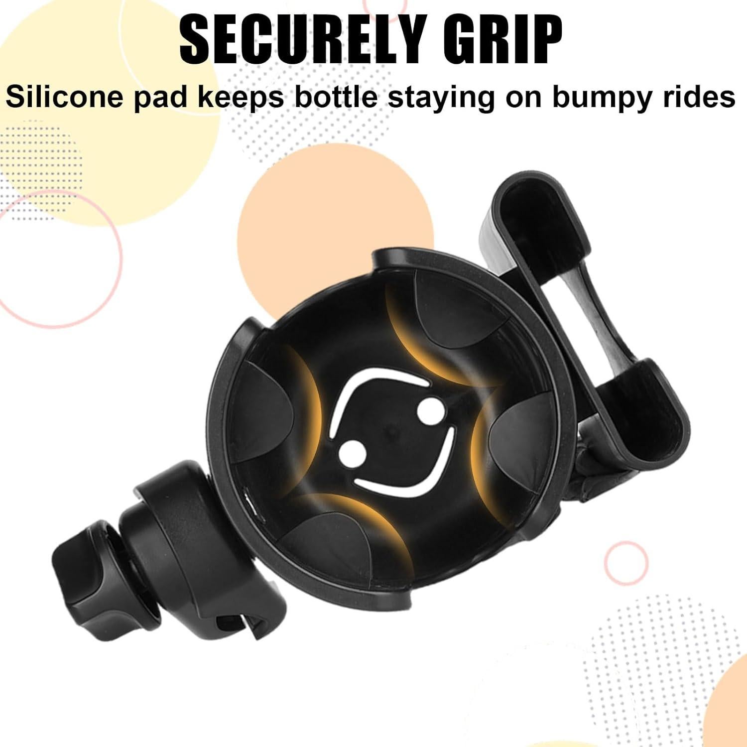 Soporte para Taza y Teléfono Suohheh 2-en-1 para Cochecito