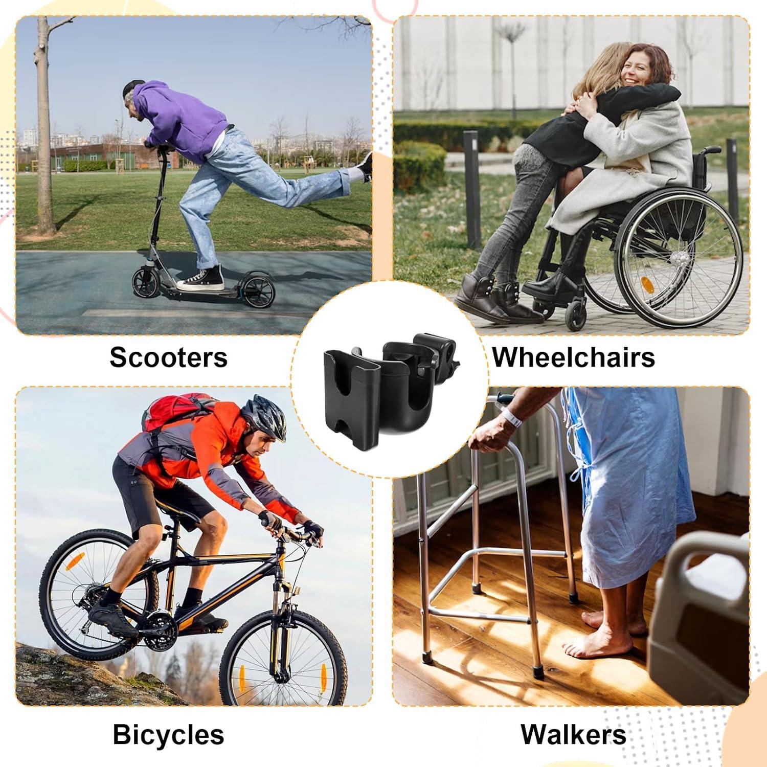 Soporte para Taza y Teléfono Suohheh 2-en-1 para Cochecito