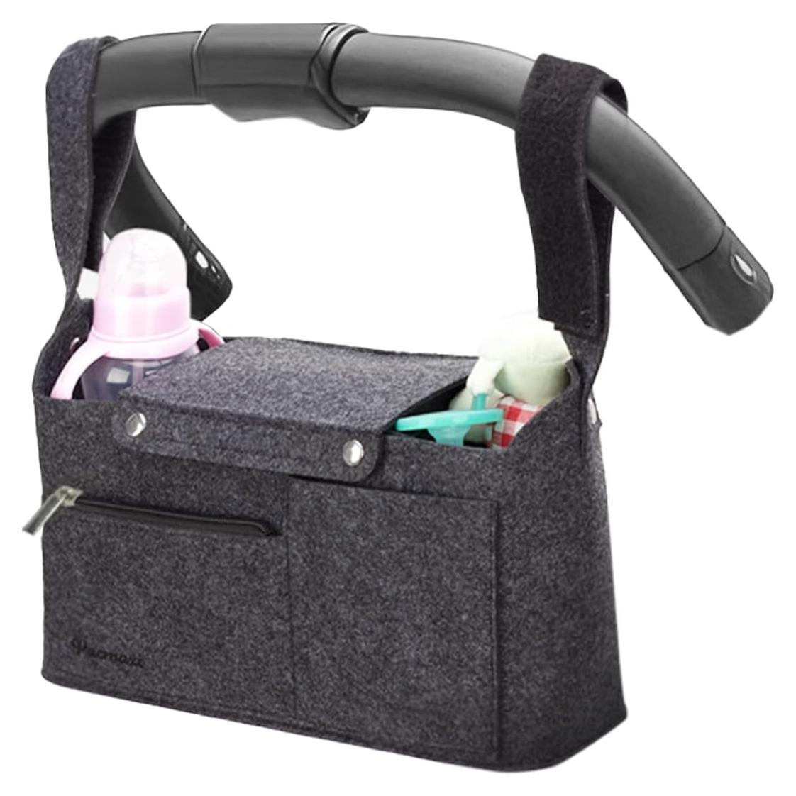 Bolsa Organizadora de Carrito PACMAXI Fieltro Negro 7.57L