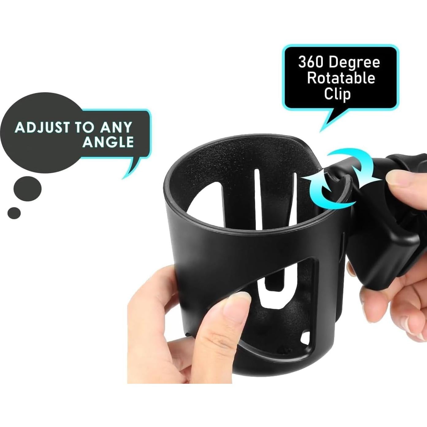 Soporte para vaso Digital Nc Dura 360° negro para Yeti Rambler