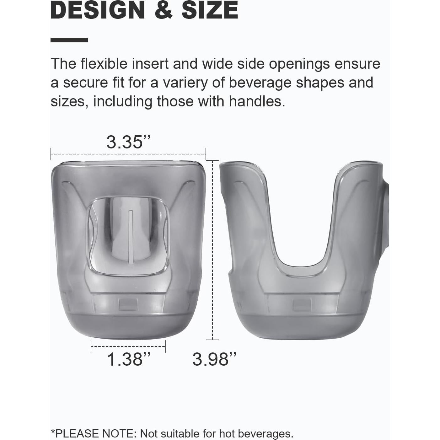 Soporte para Tazas de Cochecito Taheng - Compatible con UPPAbaby