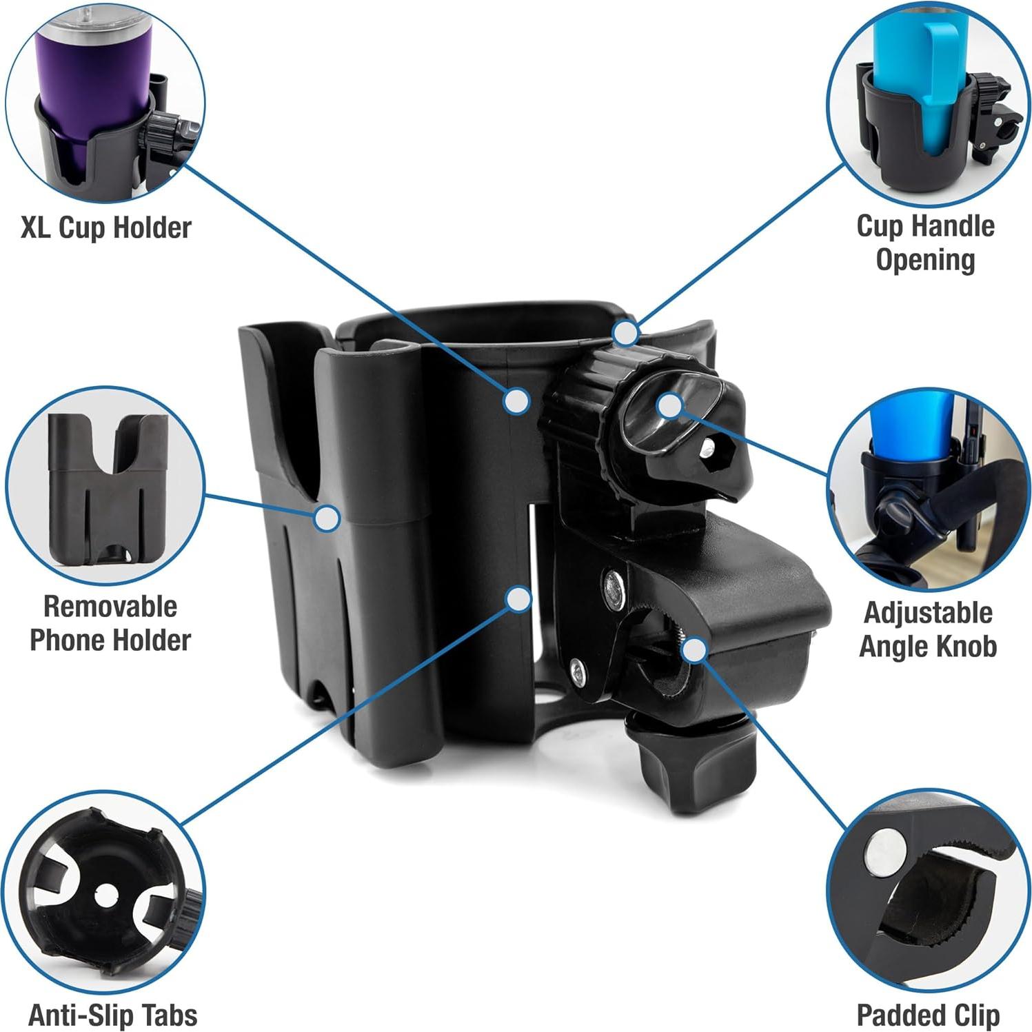 Soporte Universal para Tazas y Teléfonos Habitat - Ajustable