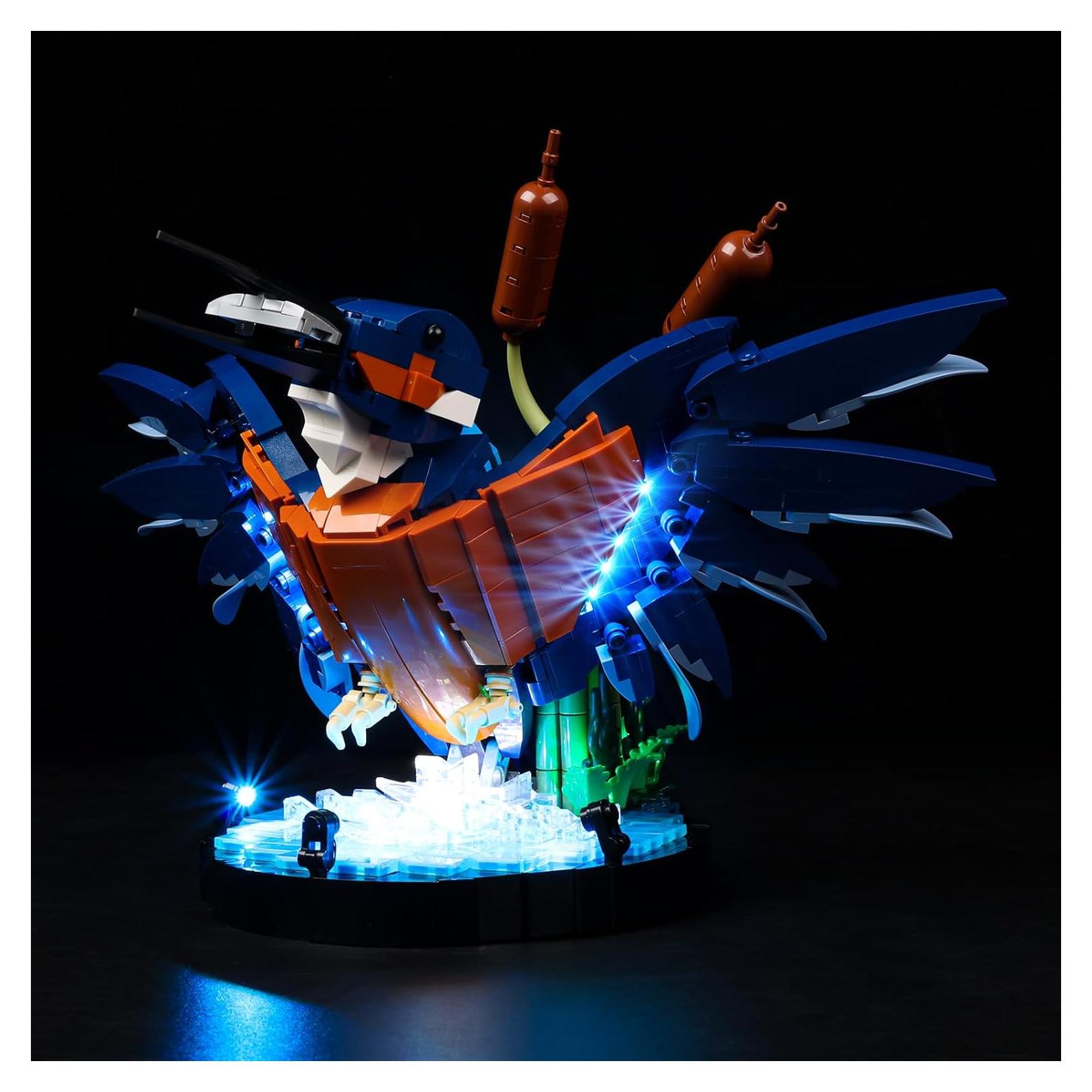 Kyglaring Kit de Luz LED para Lego Pájaro Martinete 10331