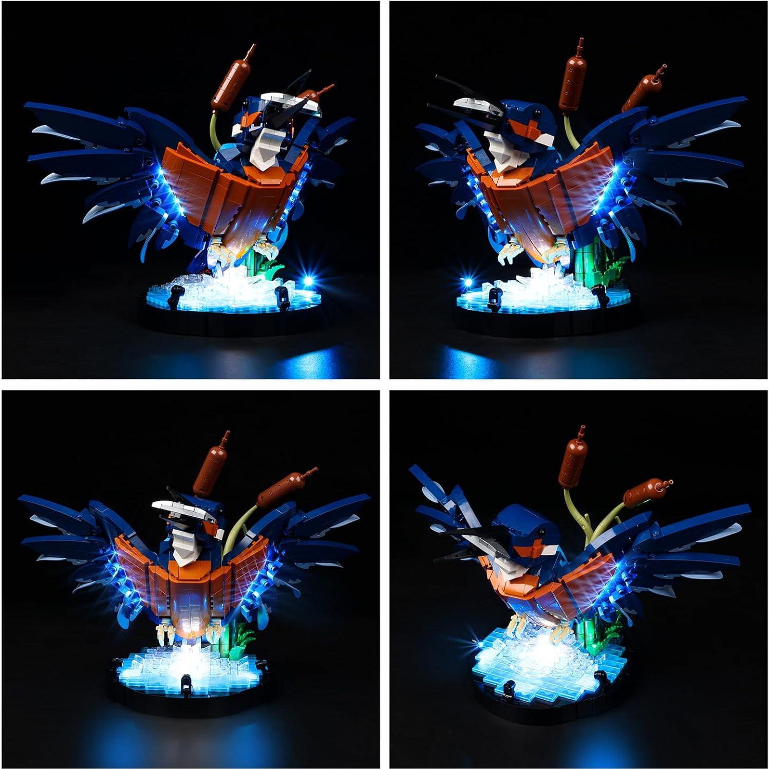 Kyglaring Kit de Luz LED para Lego Pájaro Martinete 10331