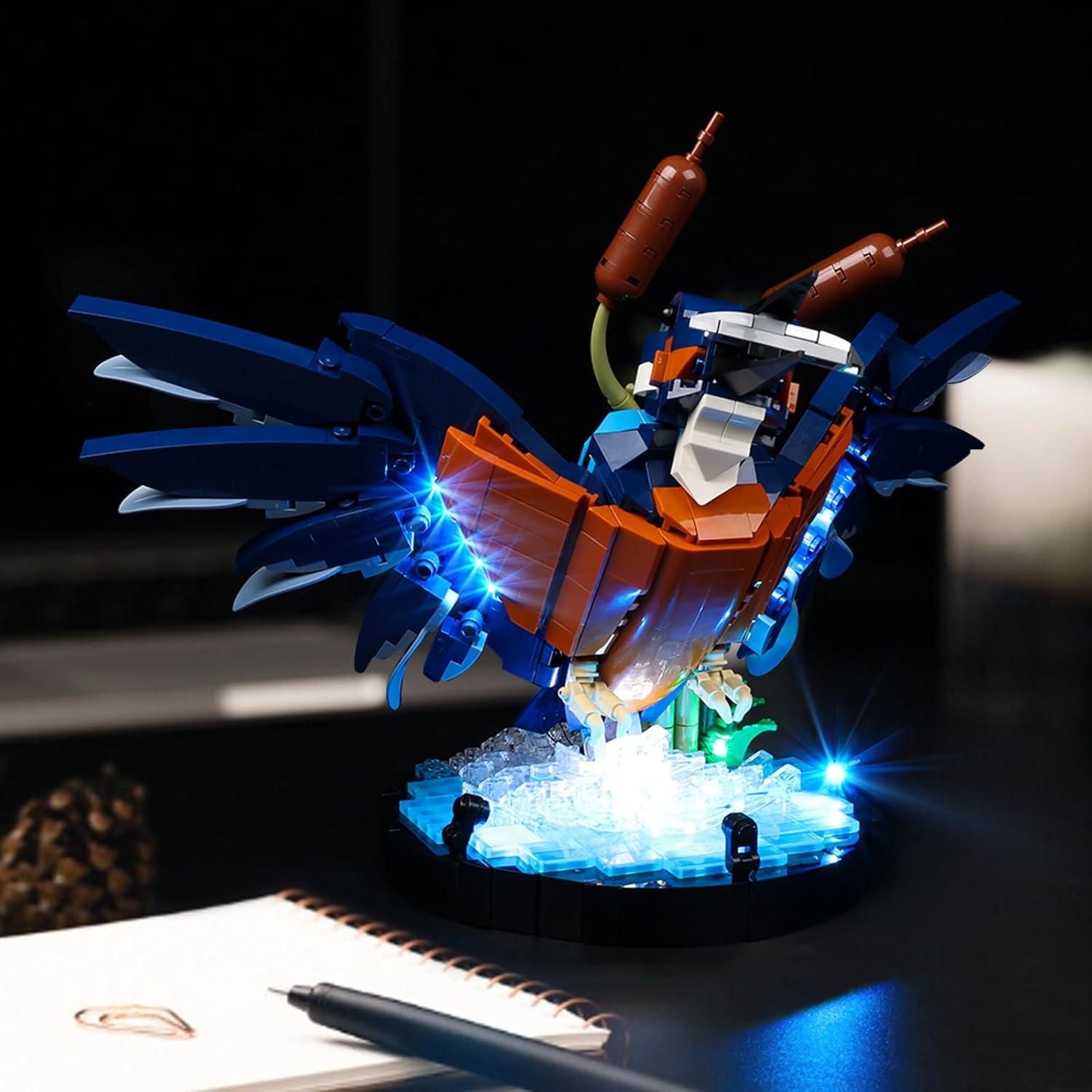 Kyglaring Kit de Luz LED para Lego Pájaro Martinete 10331