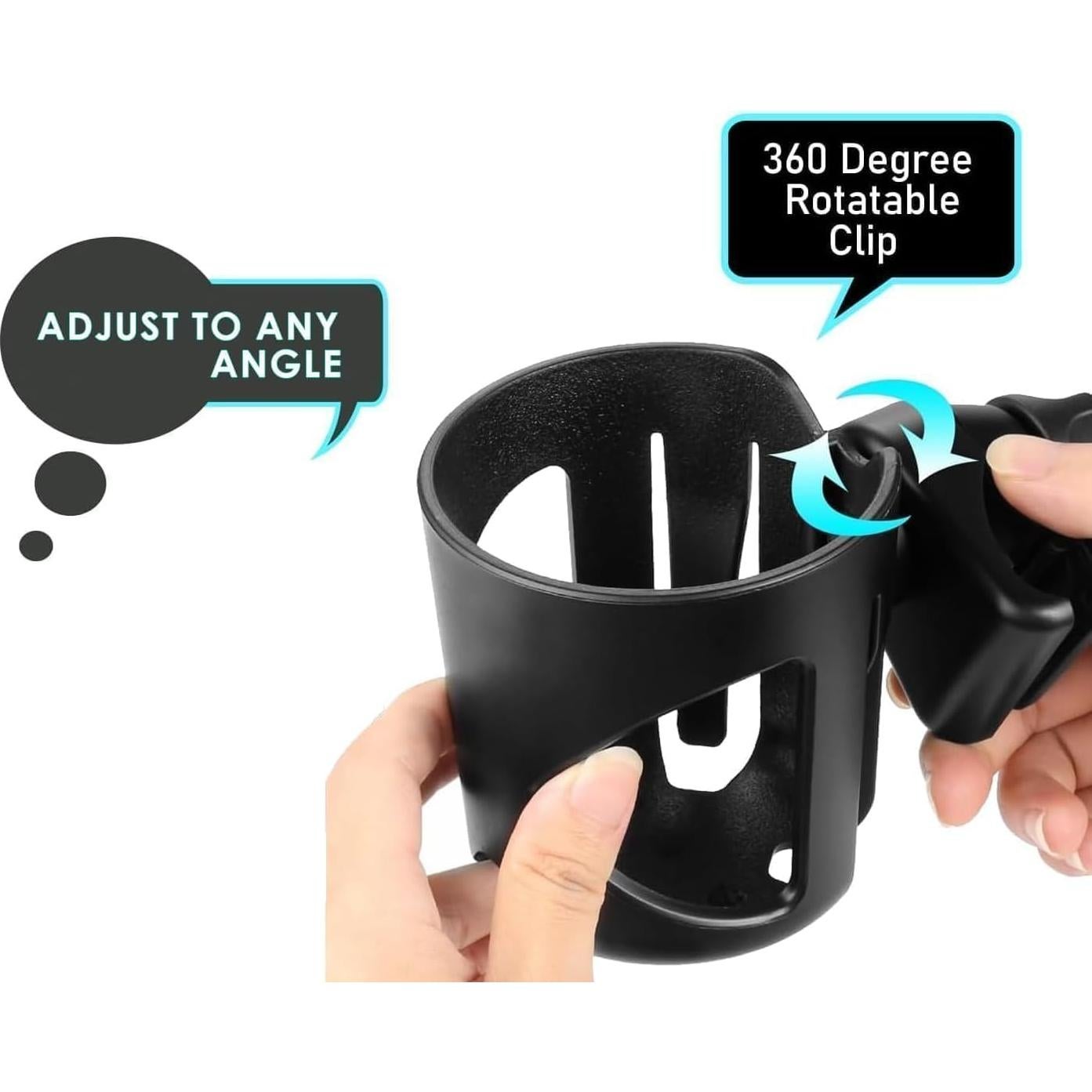 Soporte para Tazas Digital Nc AH-G04R-DFNU-A Negro 360°