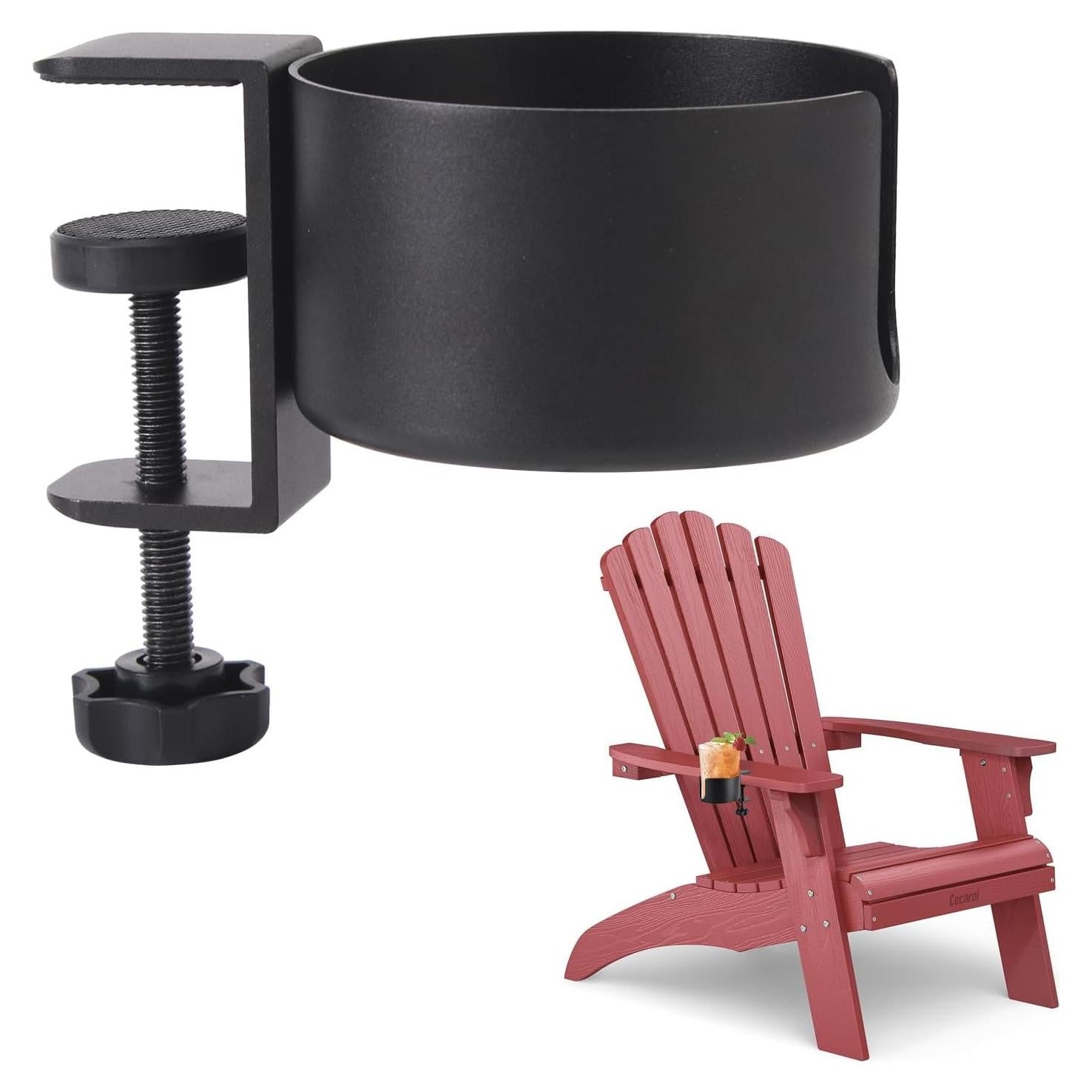 Soporte para Vaso de Silla Adirondack UXIETIN XT-YZBJ Duradero