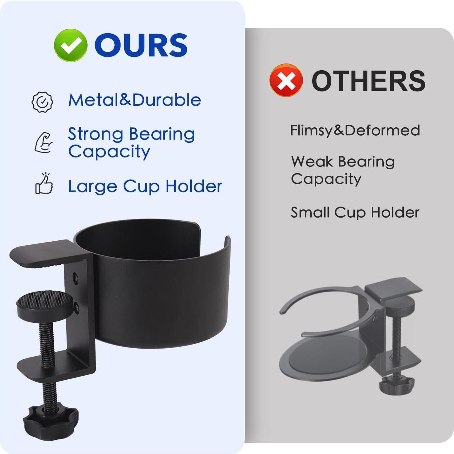 Soporte para Vaso de Silla Adirondack UXIETIN XT-YZBJ Duradero