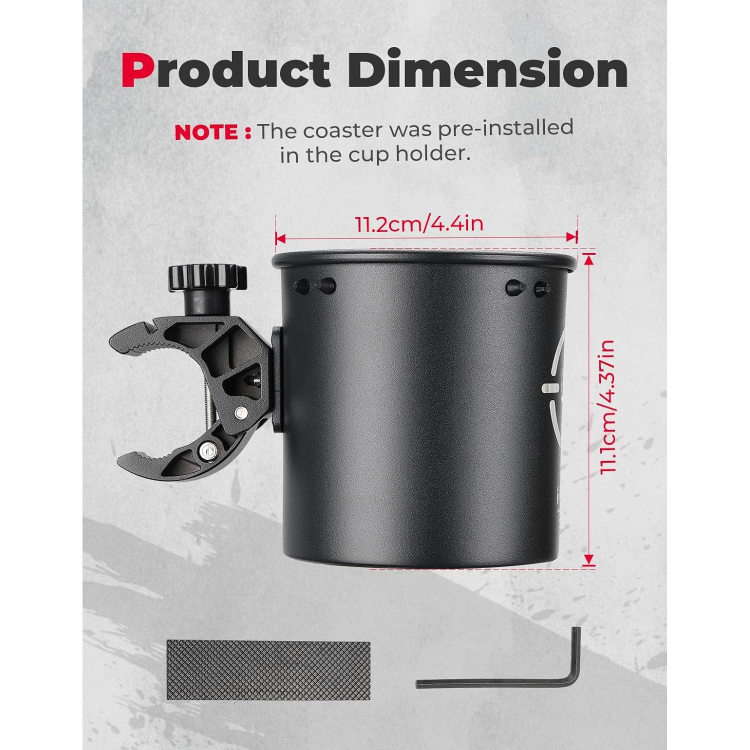 Soporte para Taza KEMIMOTO para Motocicleta y ATV 32oz