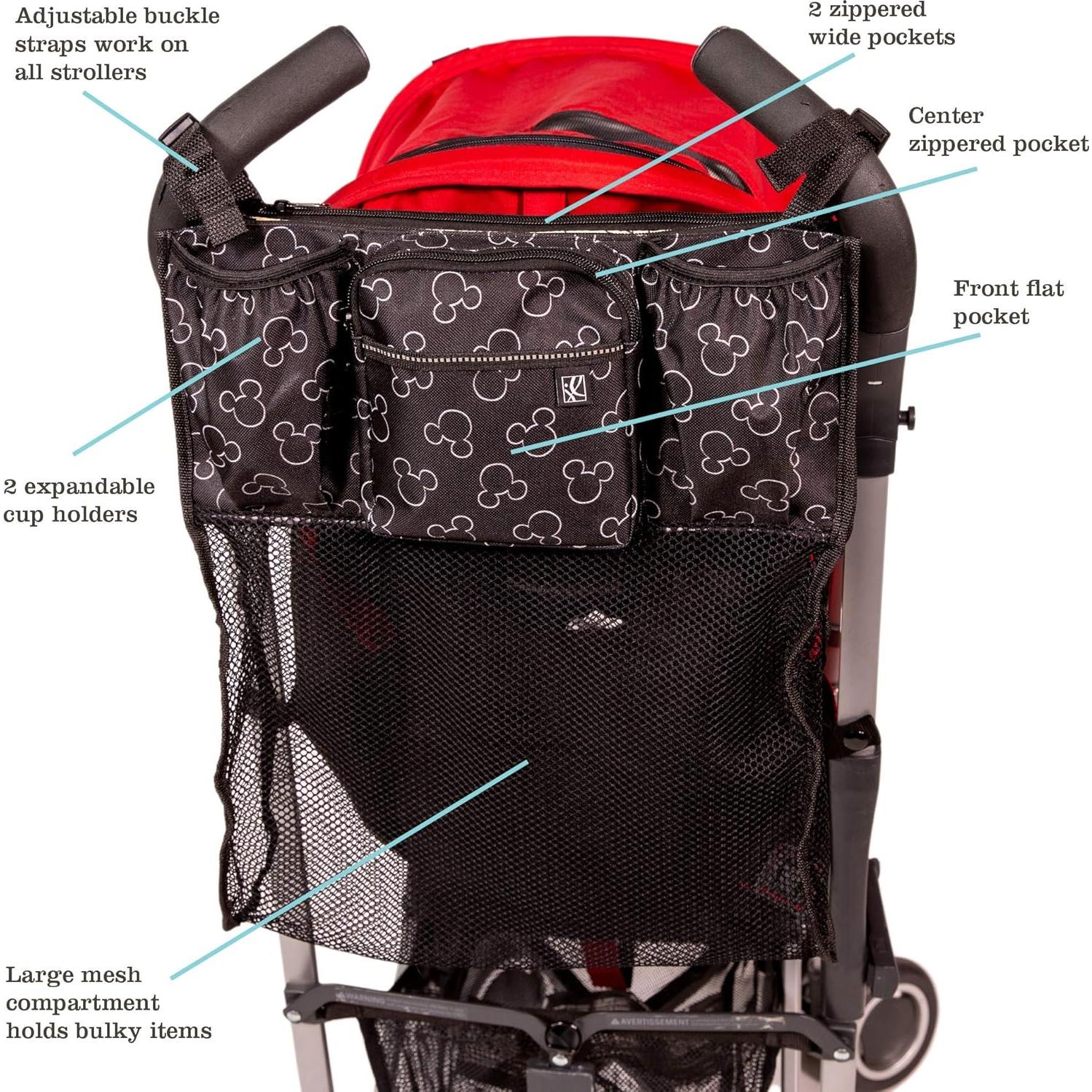 Organizador de Carrito J.L. Childress Mickey Mouse Negro