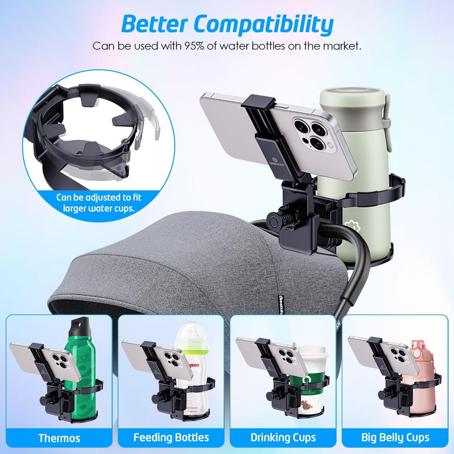 Soporte para Taza y Teléfono WixGear para Cochecito 615