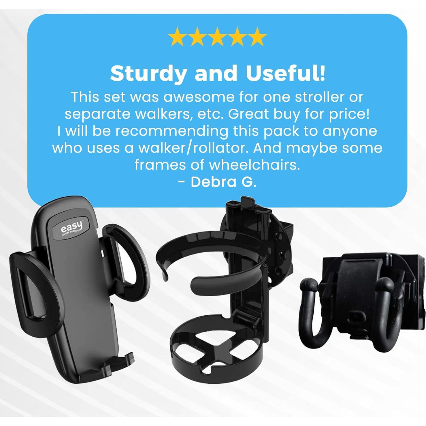 Paquete Combinado de Movilidad Easy To Use - Soporte Teléfono y Portavasos