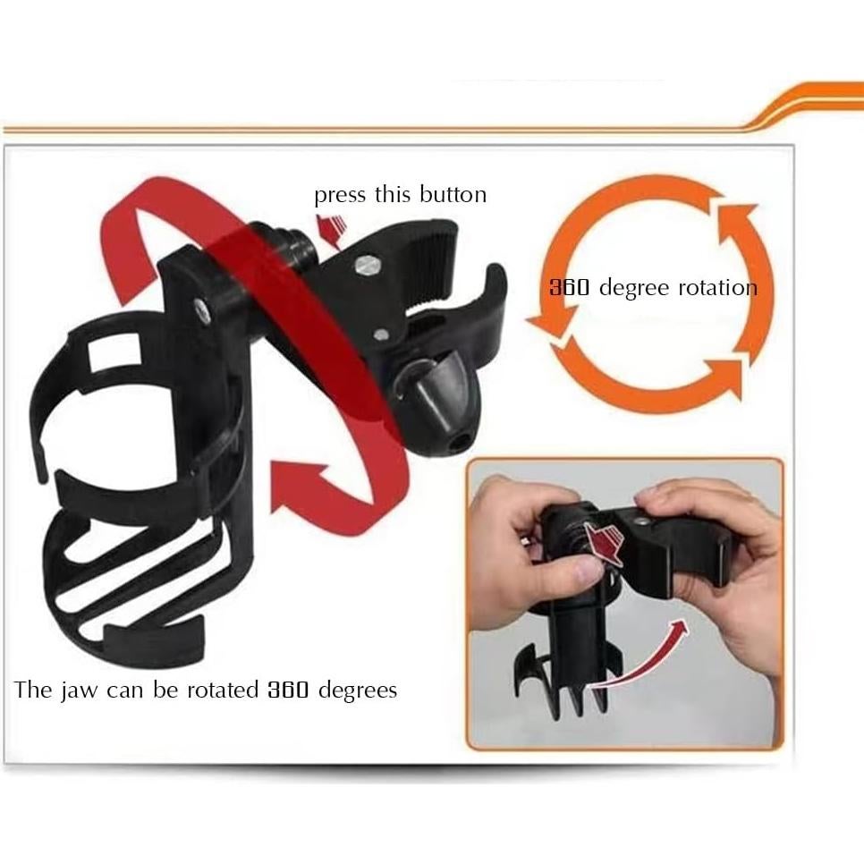 Soporte de Botella de Agua GLDYTIMES Rotación 360° para Bicicleta