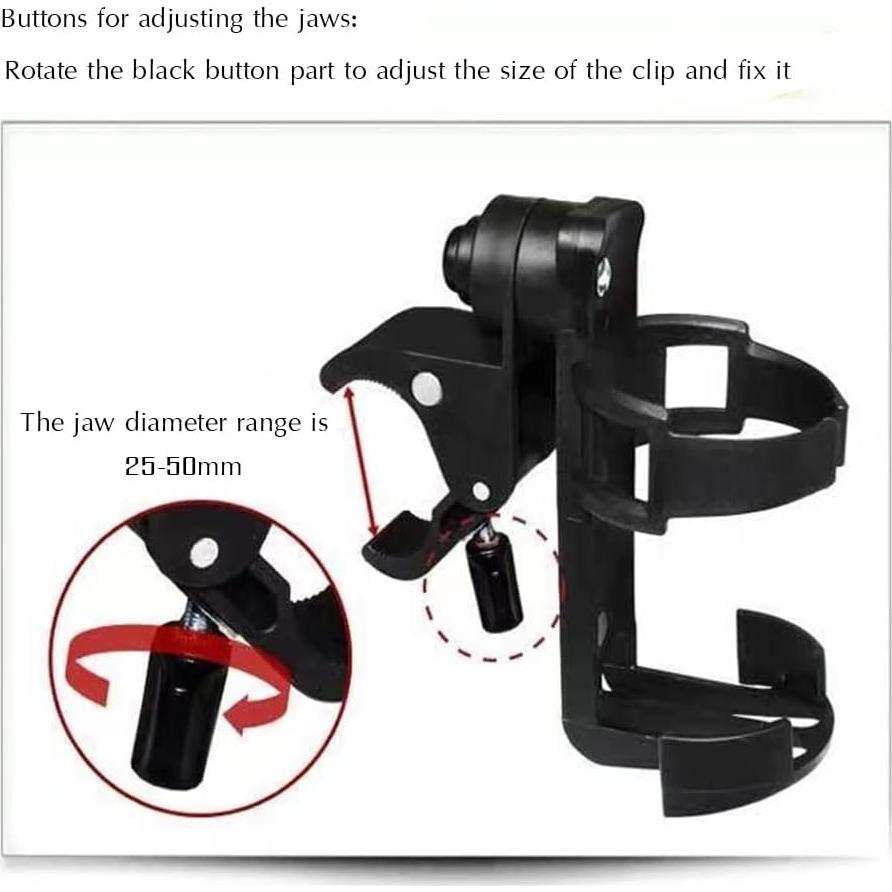 Soporte de Botella de Agua GLDYTIMES Rotación 360° para Bicicleta