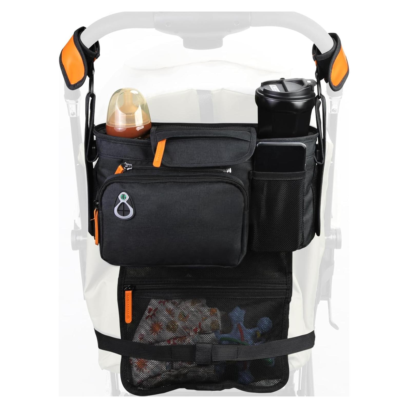 Organizador de Cochecito UMBEIBEI con Soporte para Taza y Teléfono