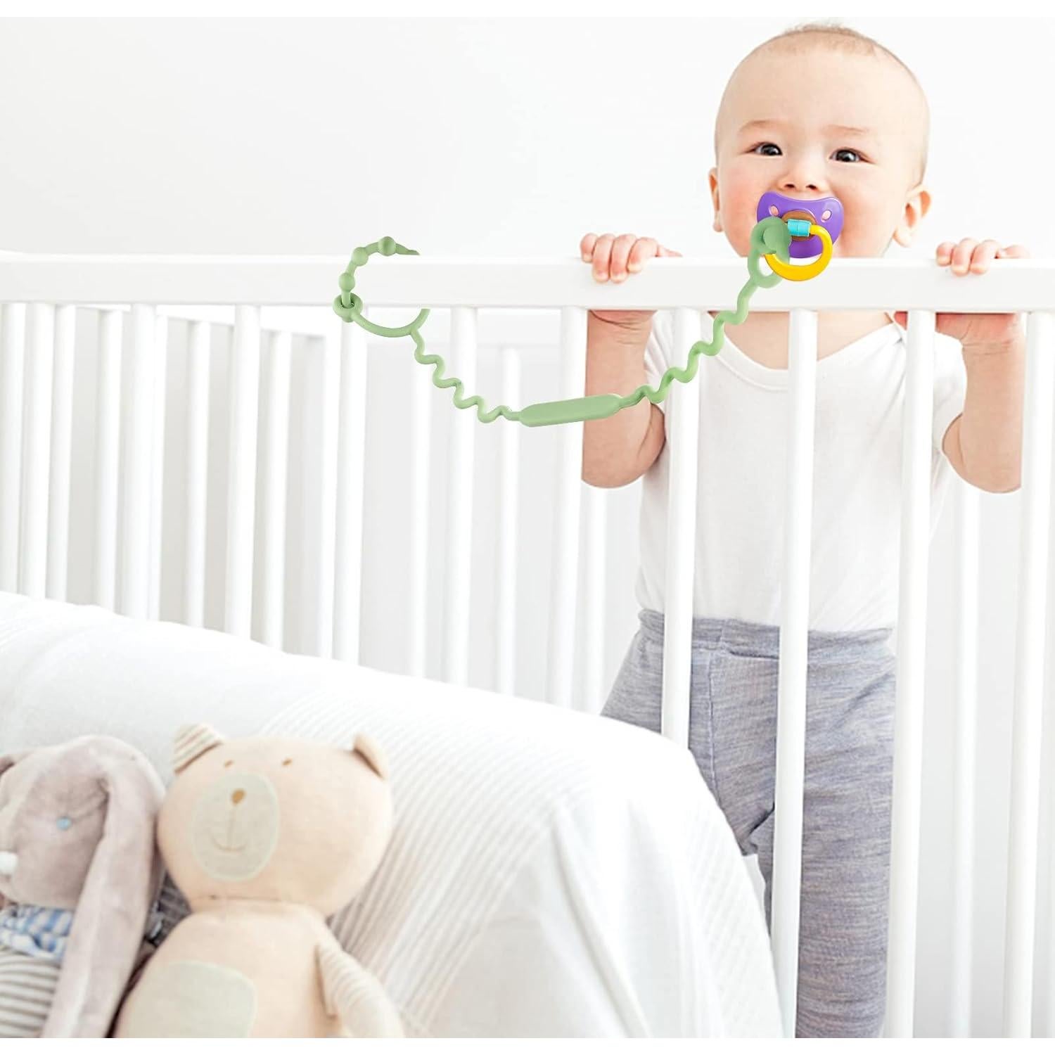 Correas de Silicona para Juguetes Bebé - Paquete de 5 Unidades