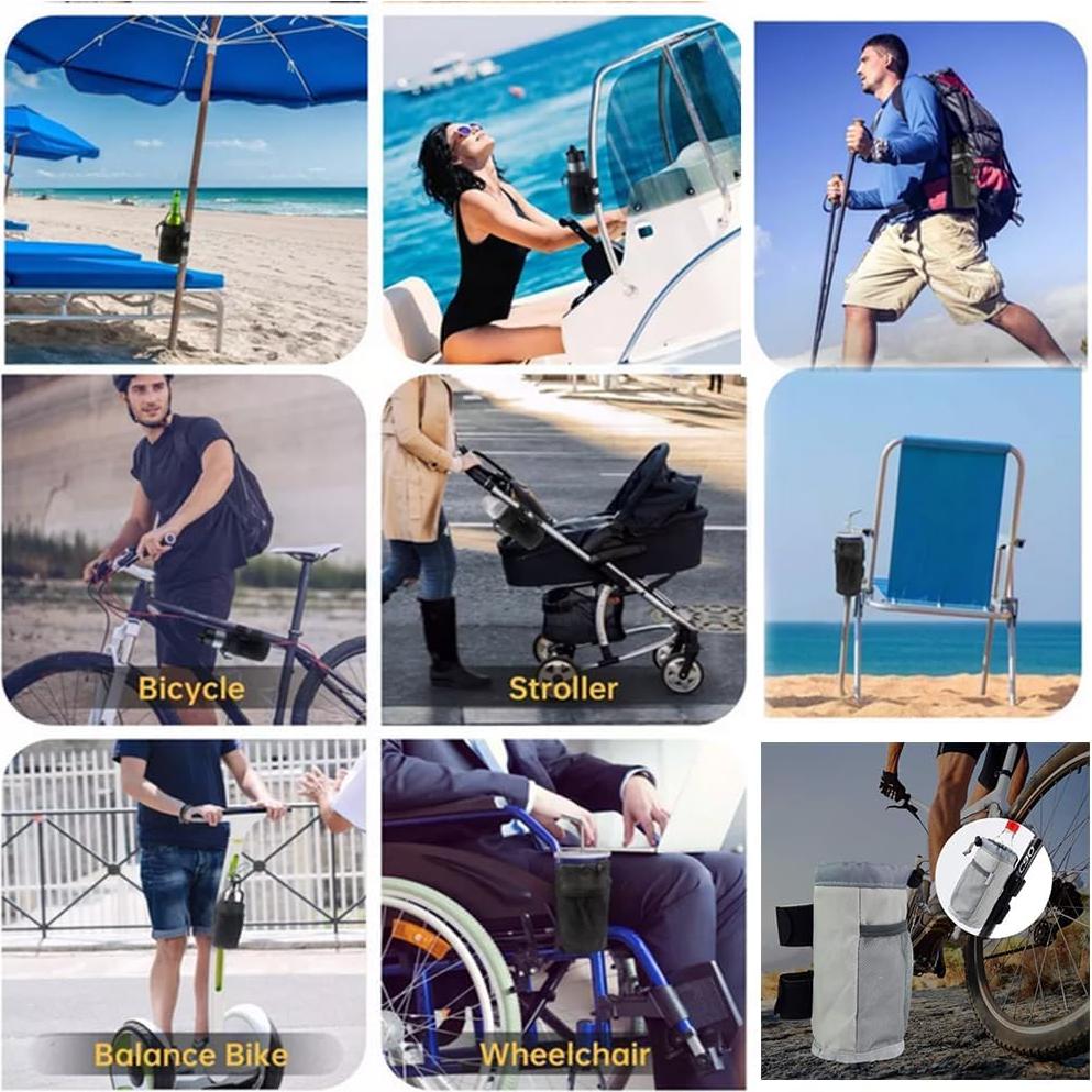 Soporte para Taza y Botella LNtech Negro Universal 1 Pieza