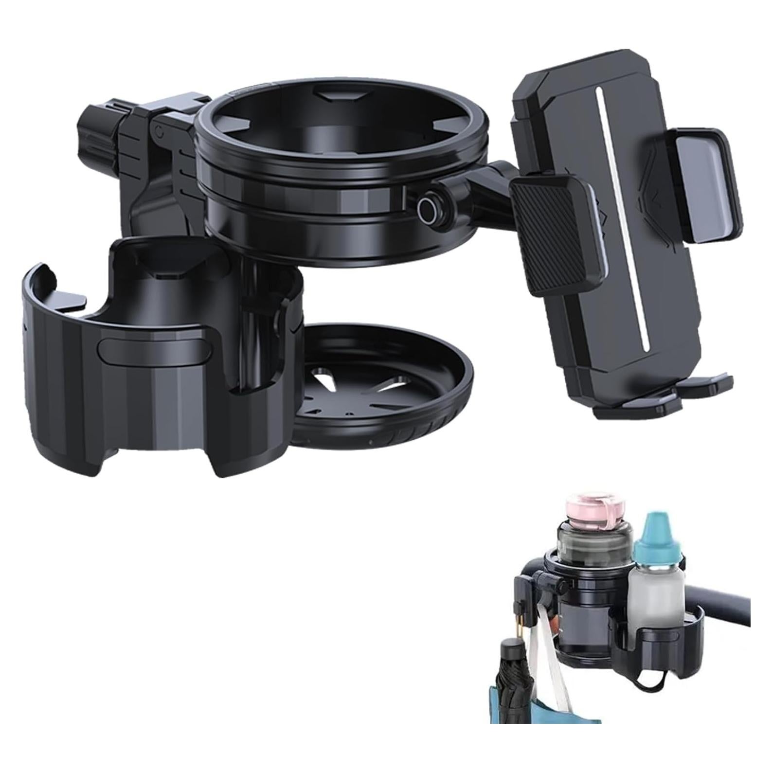 Soporte para Tazas Universal Elecphbo 4-en-1 Ajustable 360°