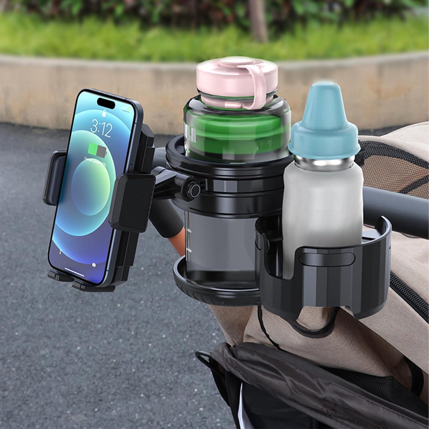 Soporte para Tazas Universal Elecphbo 4-en-1 Ajustable 360°