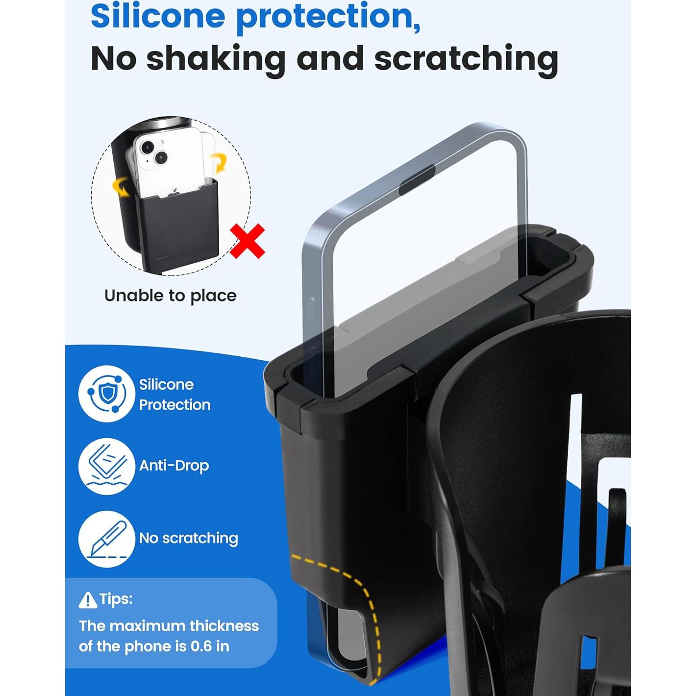 Soporte para Tazas y Teléfono Minify ZJ04-LY Universal 360°