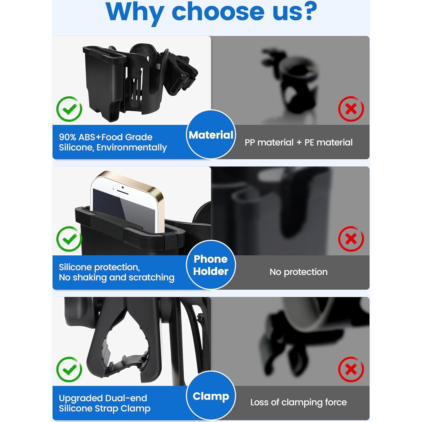 Soporte para Tazas y Teléfono Minify ZJ04-LY Universal 360°