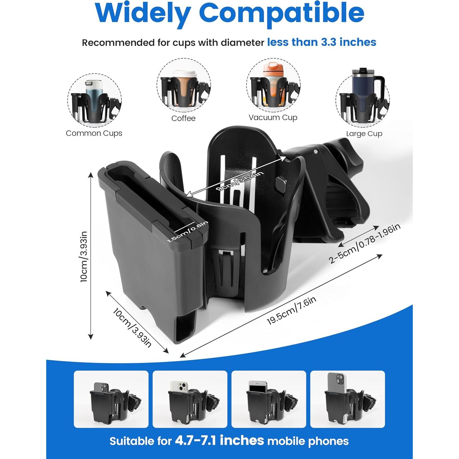Soporte para Tazas y Teléfono Minify ZJ04-LY Universal 360°