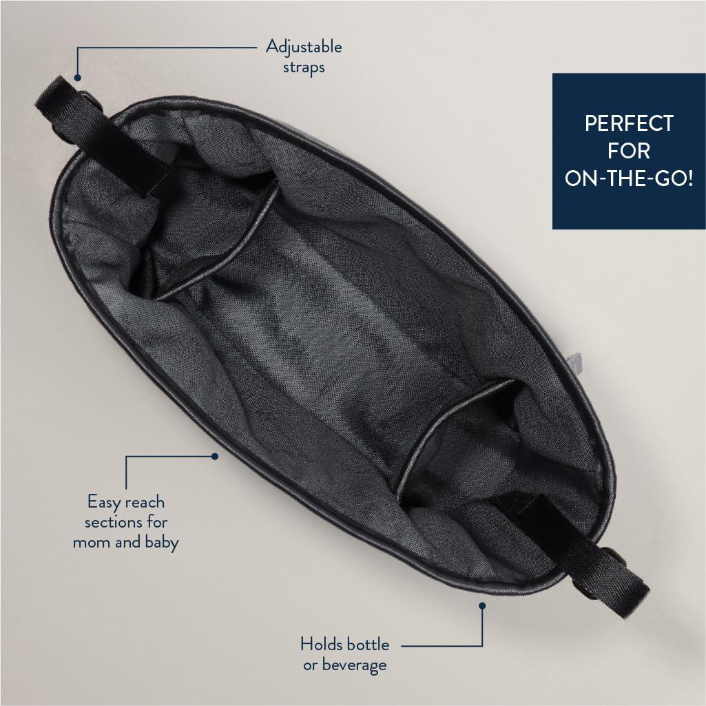 Caddy Organizador para Carro Itzy Ritzy Negro con Bolsillos