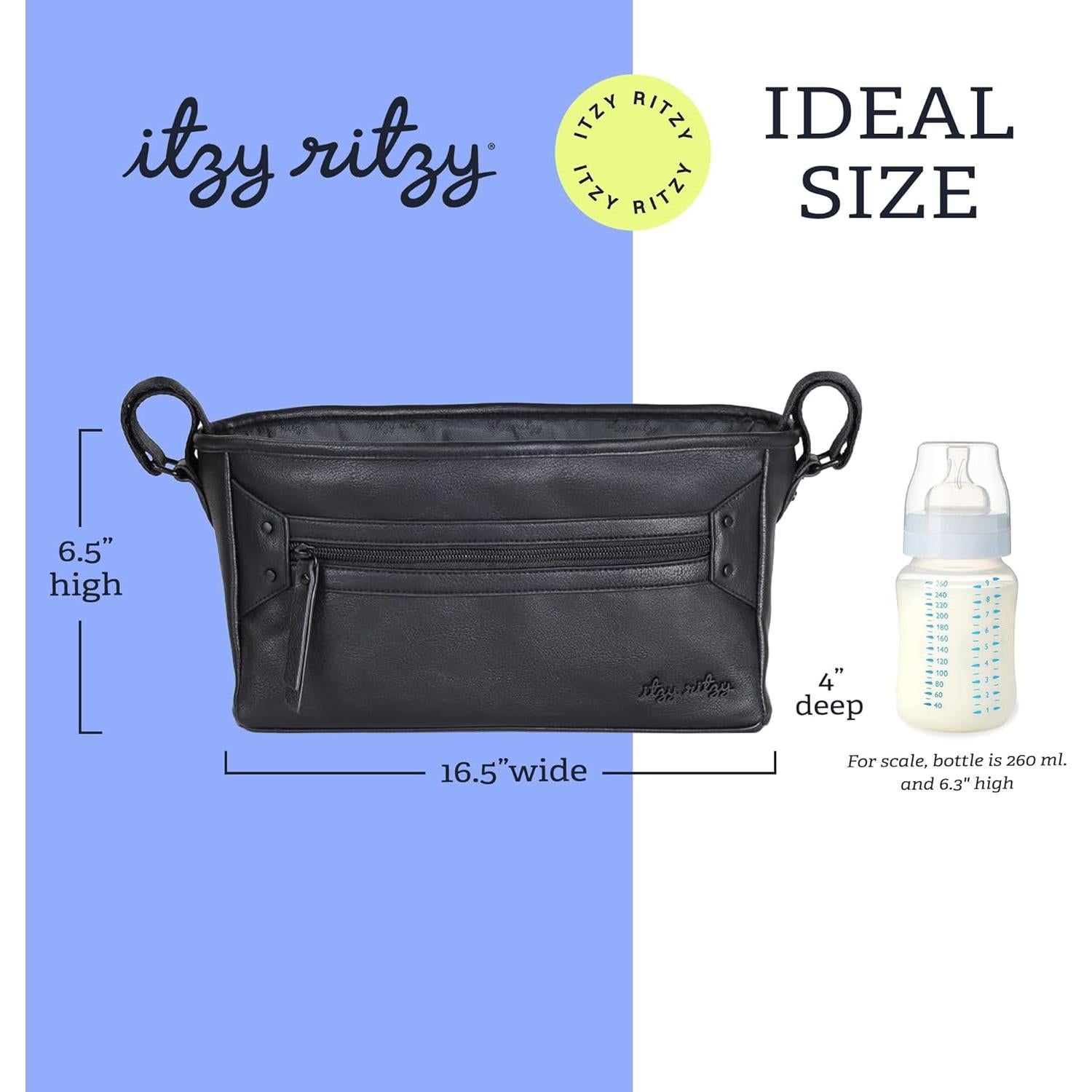 Caddy Organizador para Carro Itzy Ritzy Negro con Bolsillos