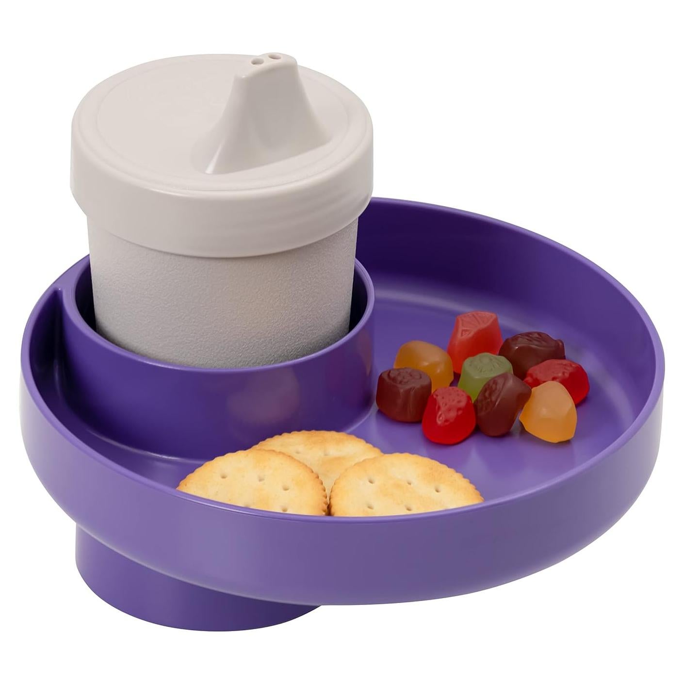 Bandeja de Viaje Morada Mi Bandeja de Viaje - Adaptable y Segura