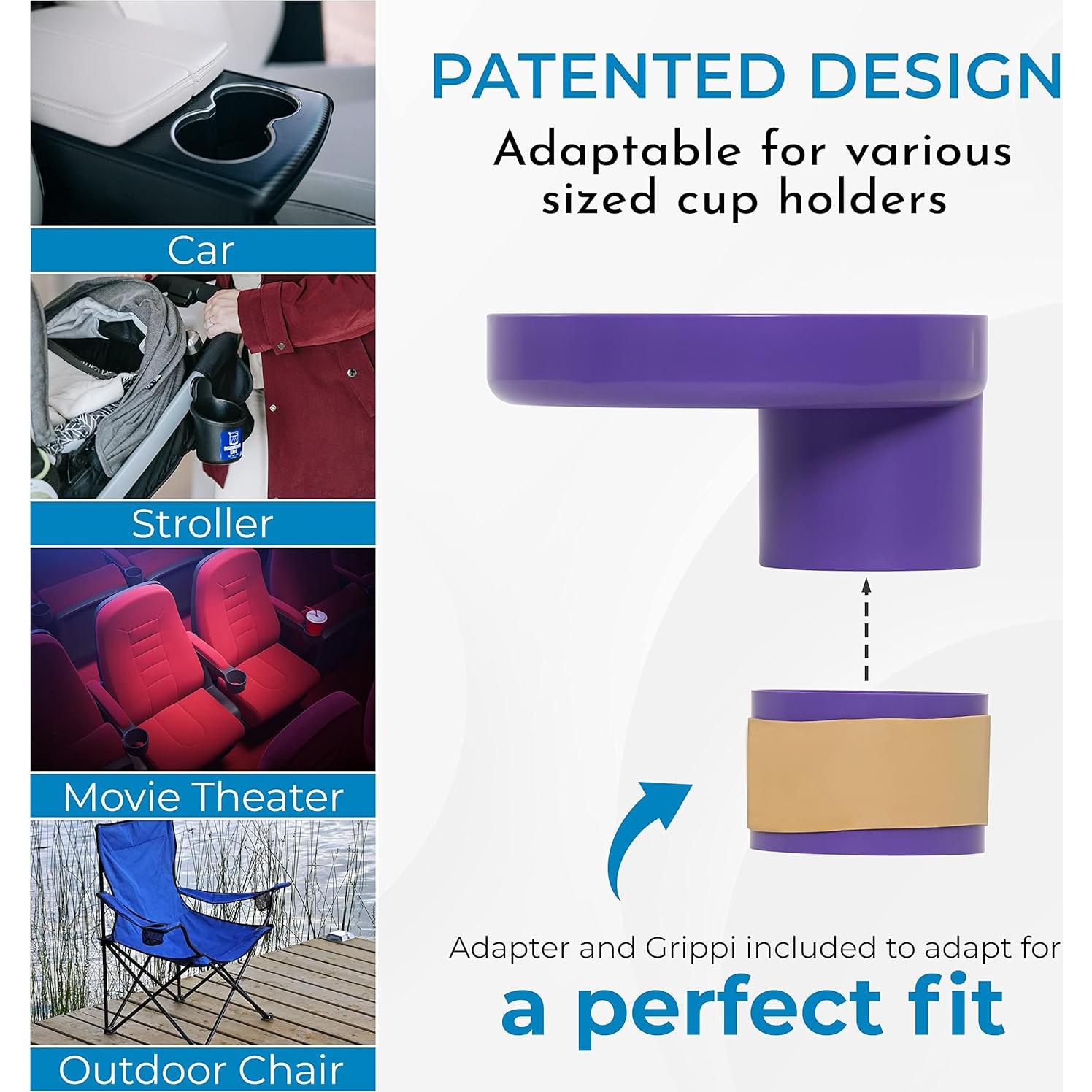 Bandeja de Viaje Morada Mi Bandeja de Viaje - Adaptable y Segura