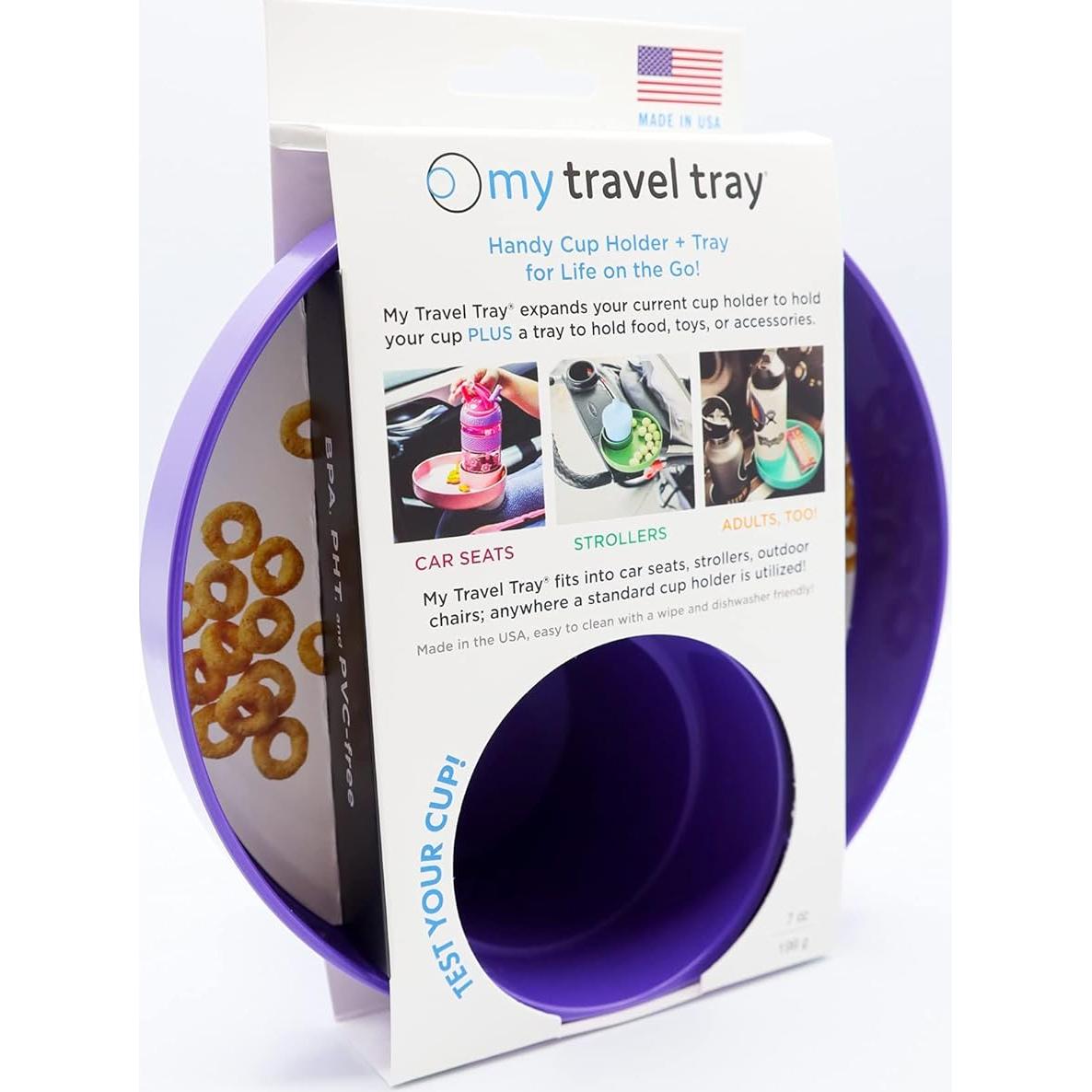 Bandeja de Viaje Morada Mi Bandeja de Viaje - Adaptable y Segura