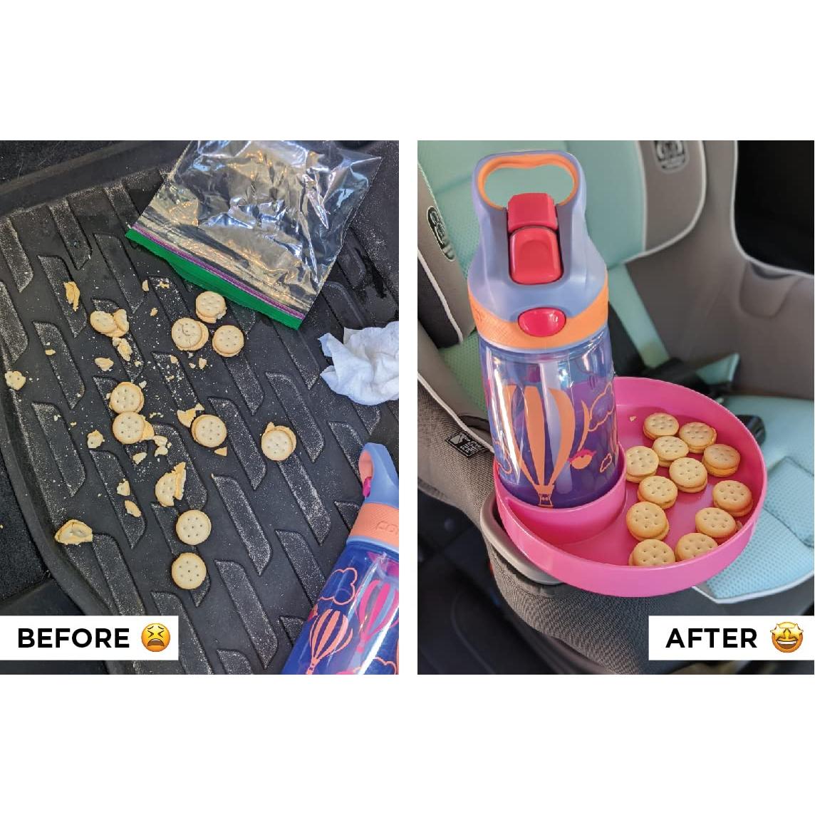 Bandeja de Viaje Morada Mi Bandeja de Viaje - Adaptable y Segura