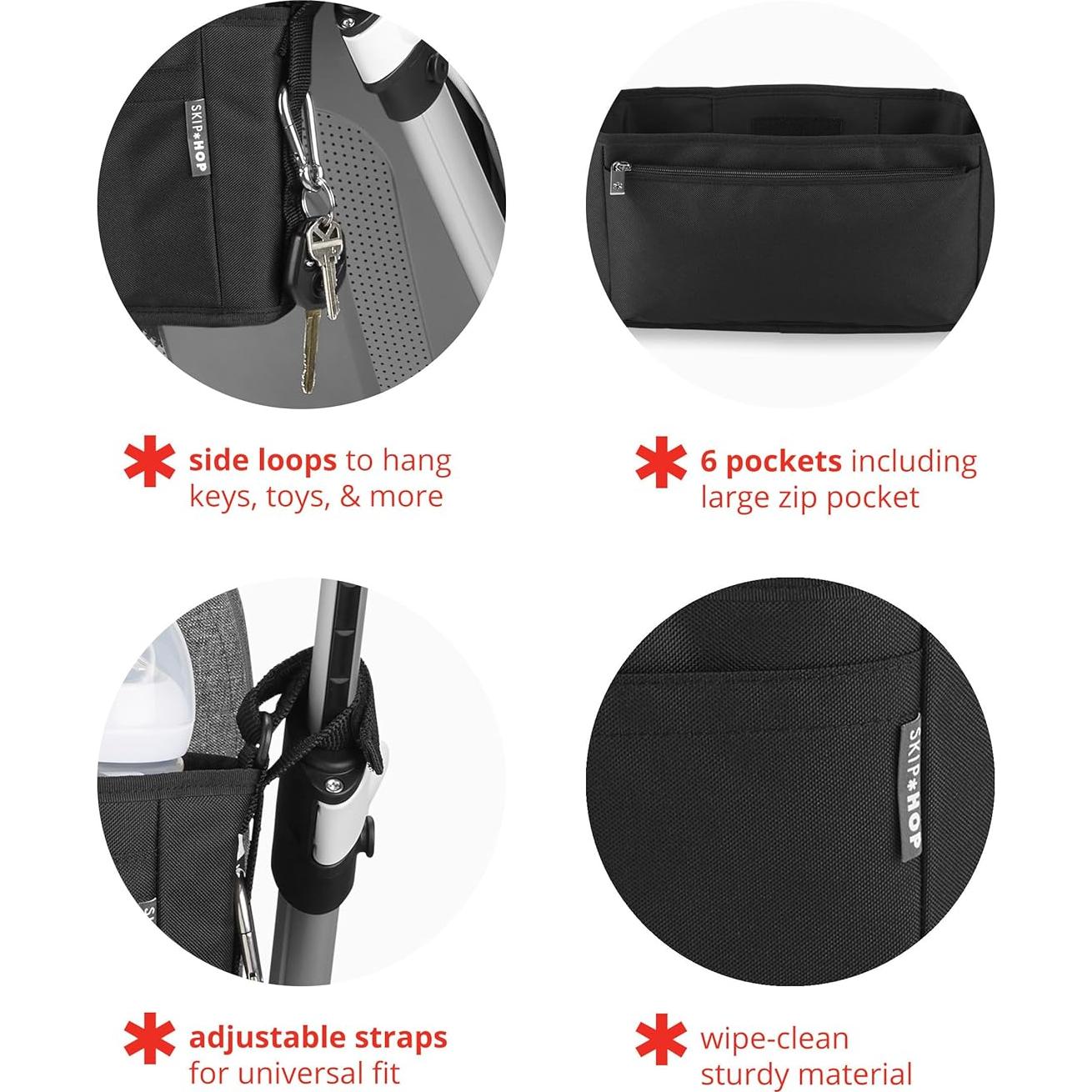 Organizador Universal para Carro Skip Hop Ultra Negro