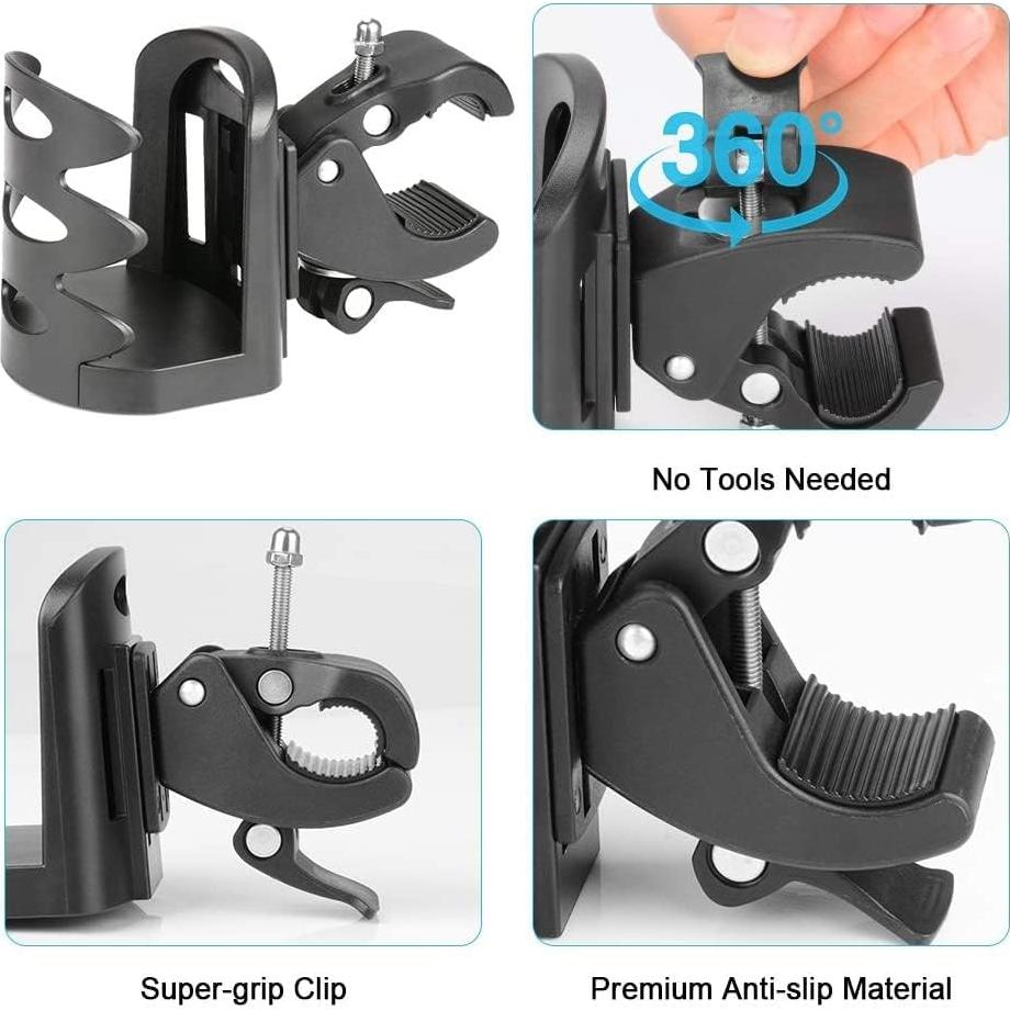 Soporte para Tazas SupreGear Universal 360° para Carritos