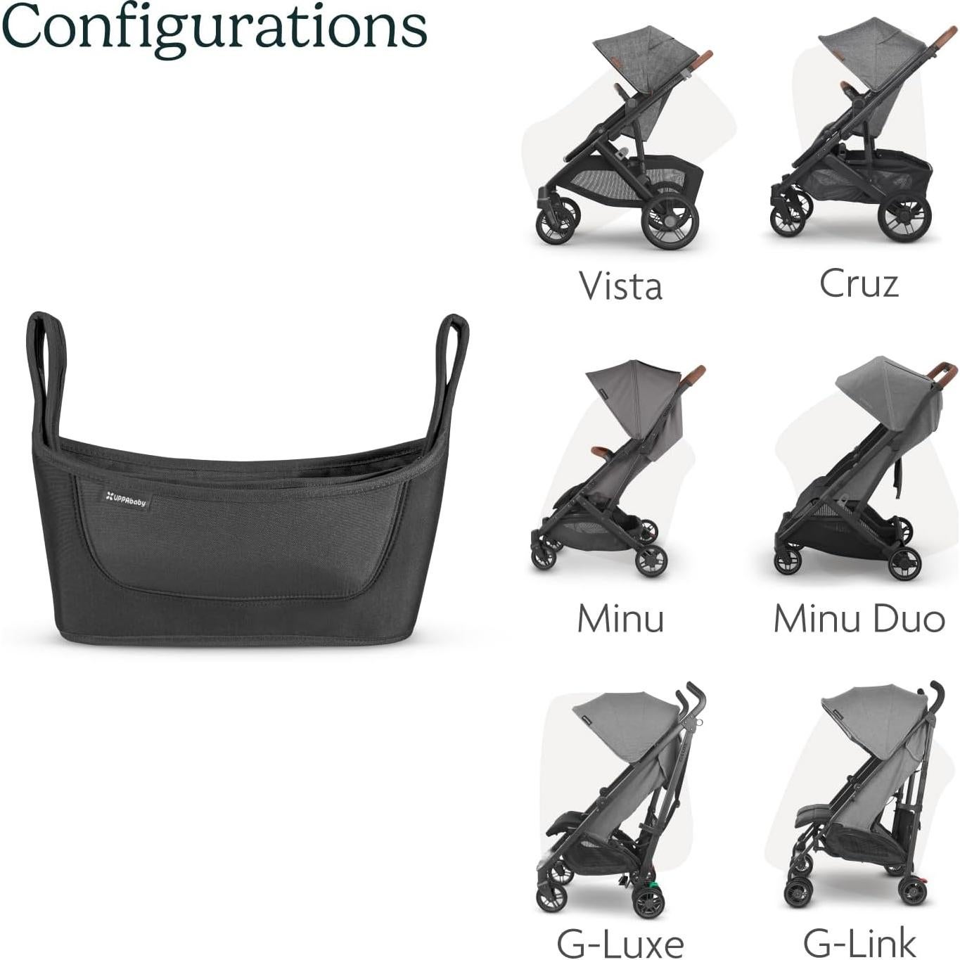 Organizador para Cochecito UPPAbaby Carry-All Negro