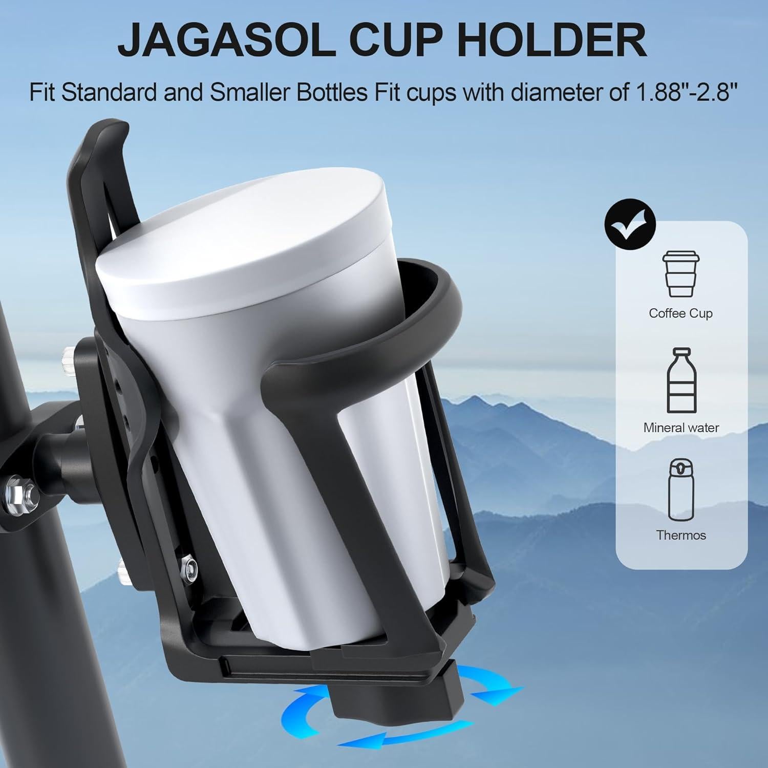 Soporte Universal para Botella de Agua JAGASOL para Bicicleta
