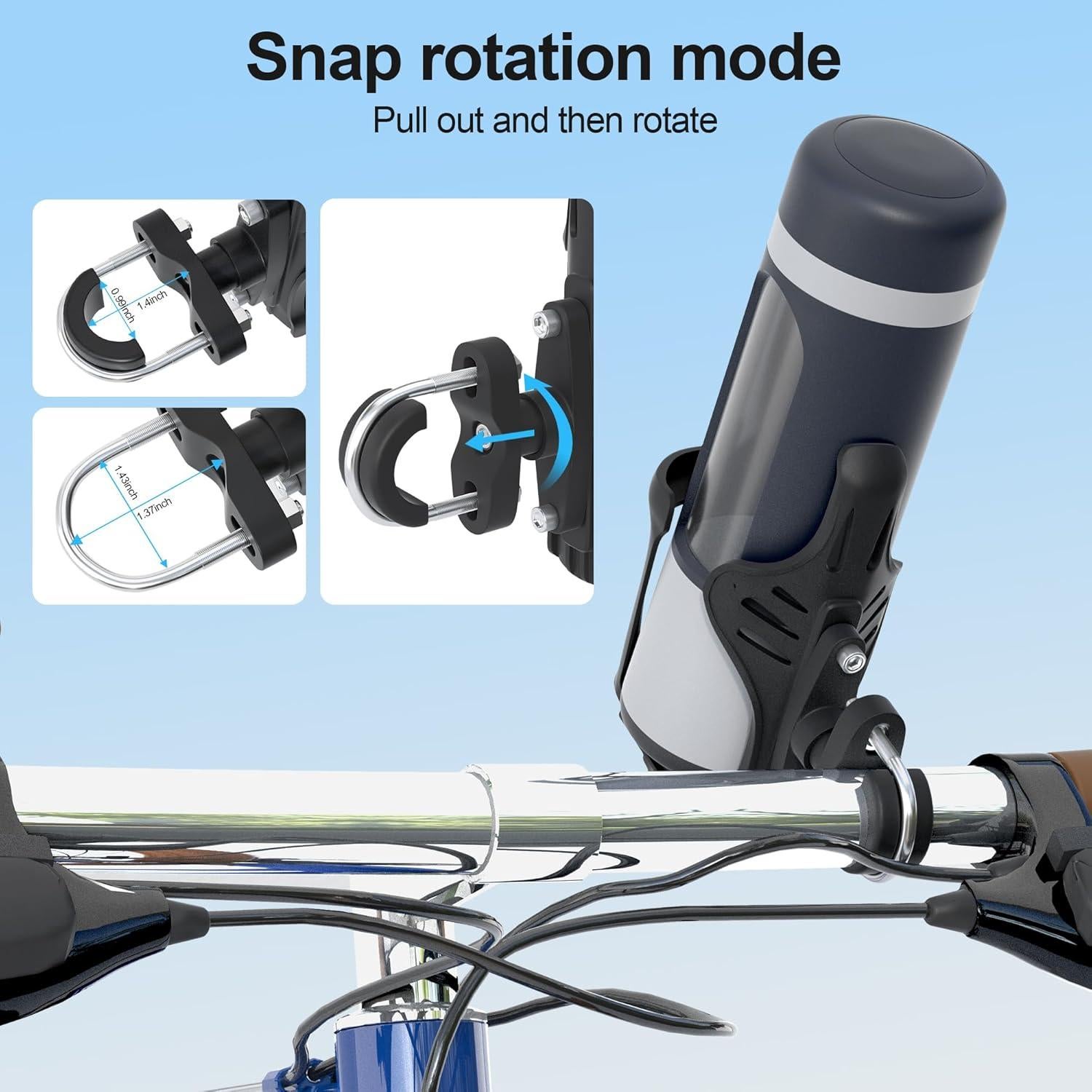 Soporte Universal para Botella de Agua JAGASOL para Bicicleta