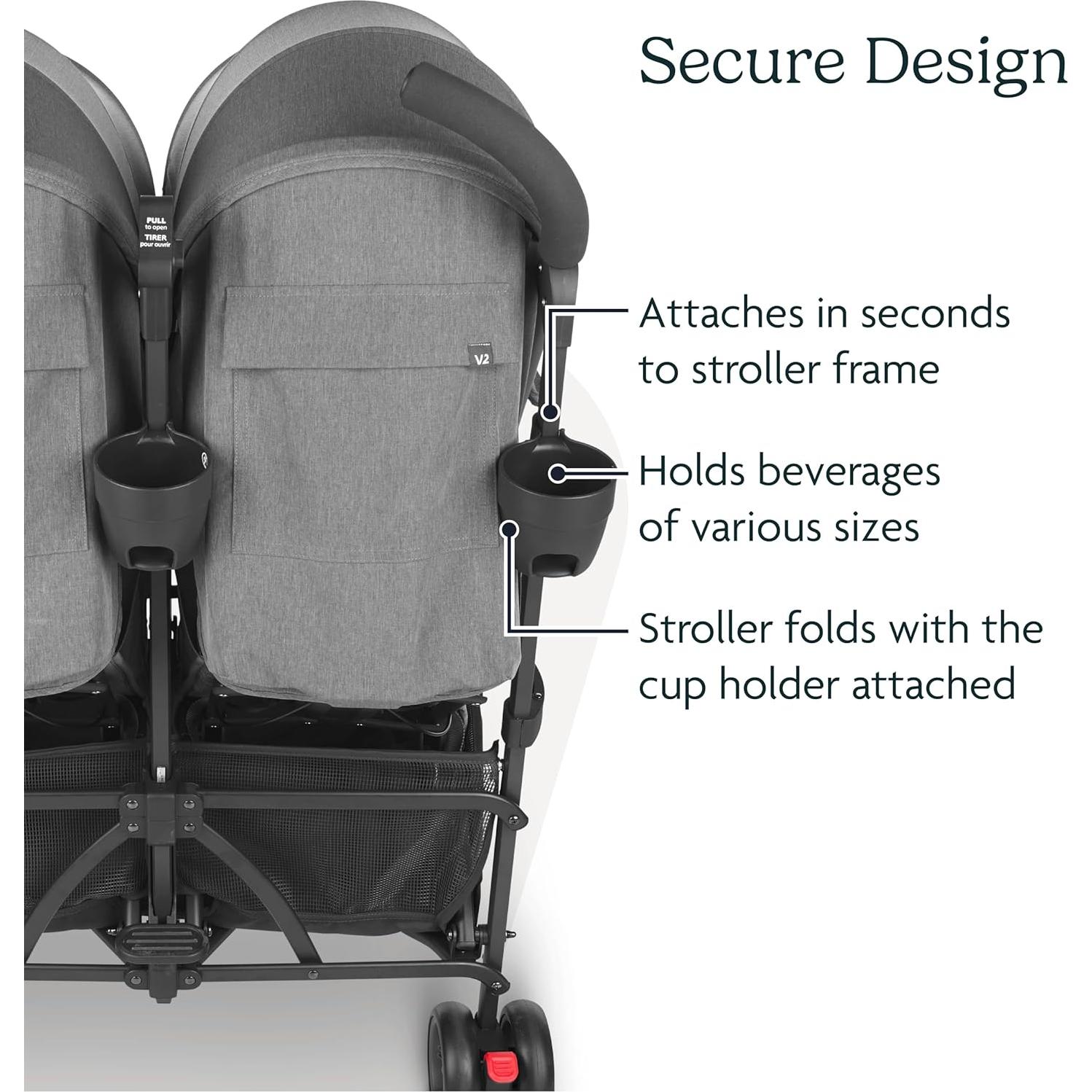 Soporte para Tazas UPPAbaby G-Luxe/G-Link 2013-2017 Carbón