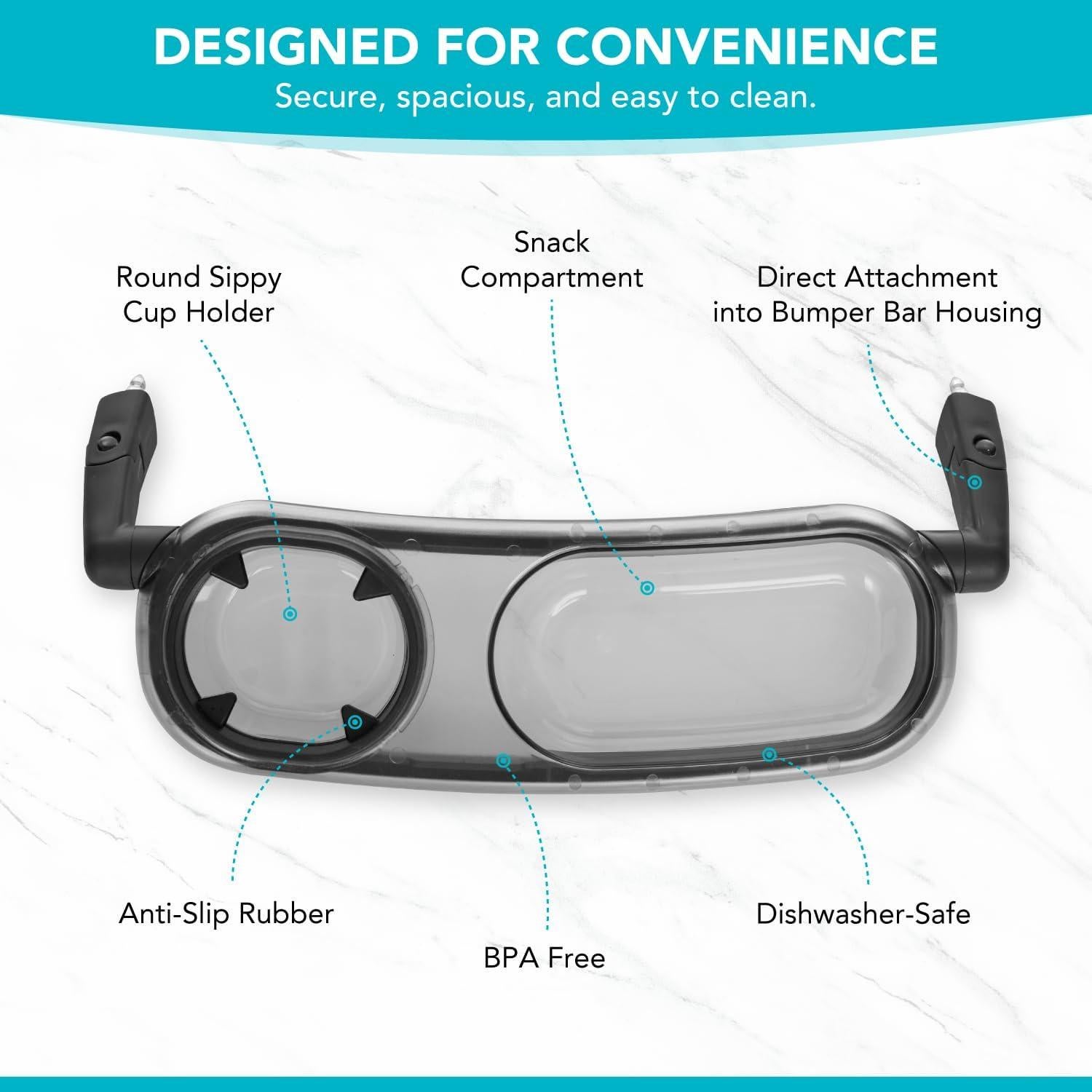 Bandeja de Snack Universal Uniqify para Cochecito VISTA/CRUZ