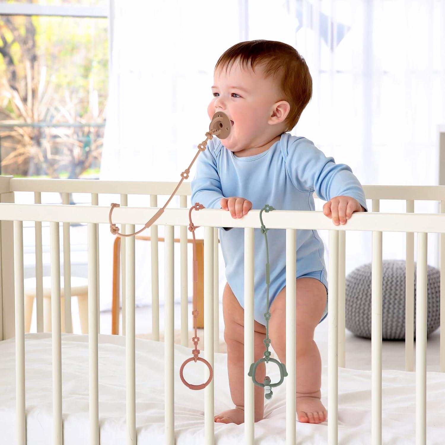 Correas de Seguridad para Juguetes Bebé Silicona 4 Piezas