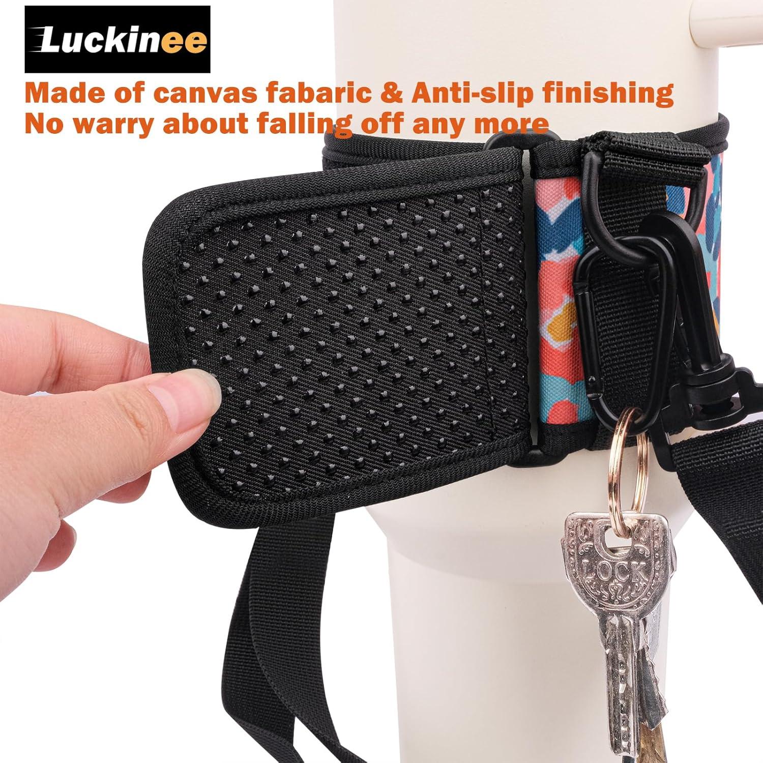 Soporte para Botellas de Agua LUCKINEE con Correa Ajustable 30-40 oz